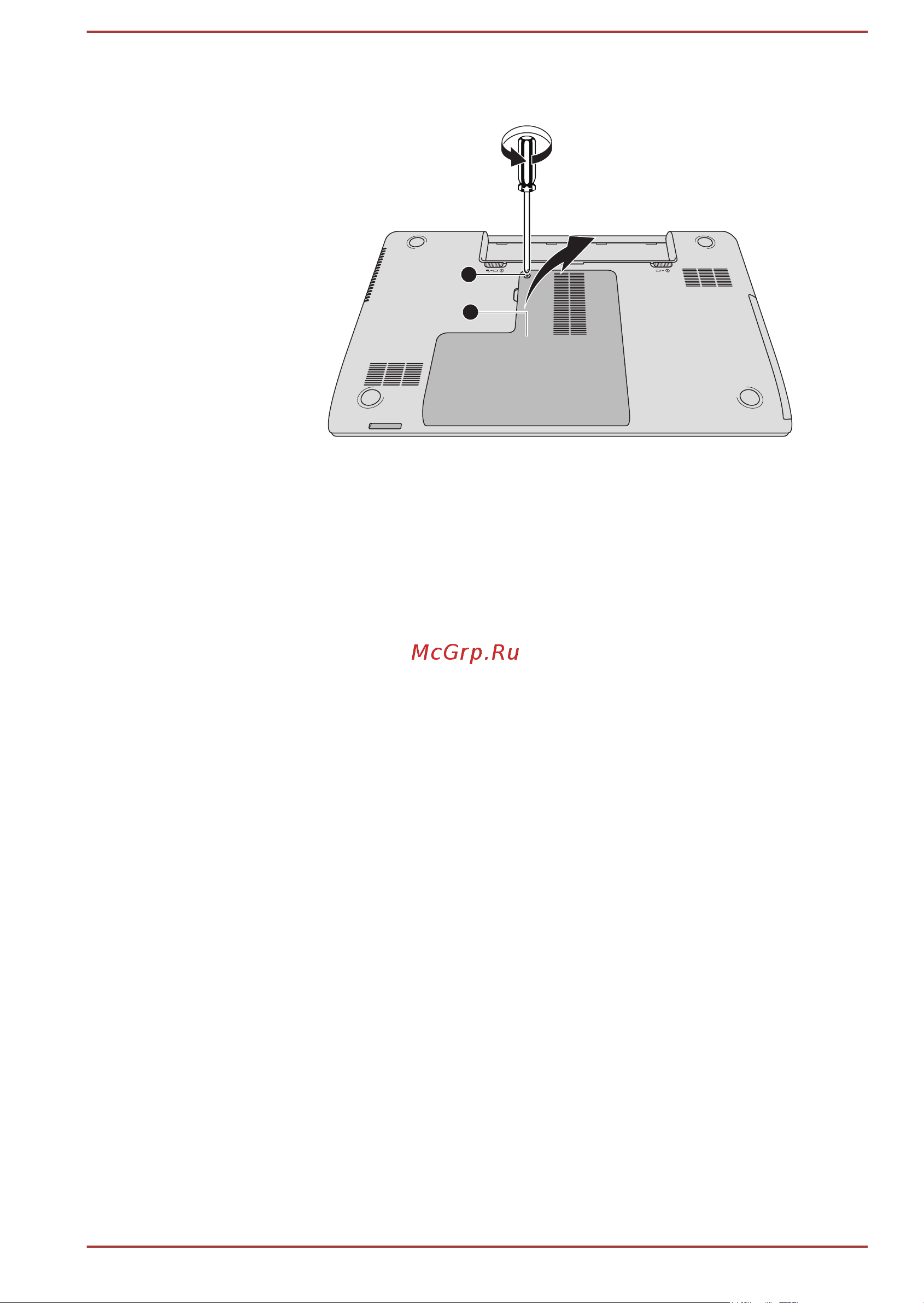 Toshiba Satellite C50-A-L6K [73/134] Slide your fingernail or a thin object under the cover and lift it off