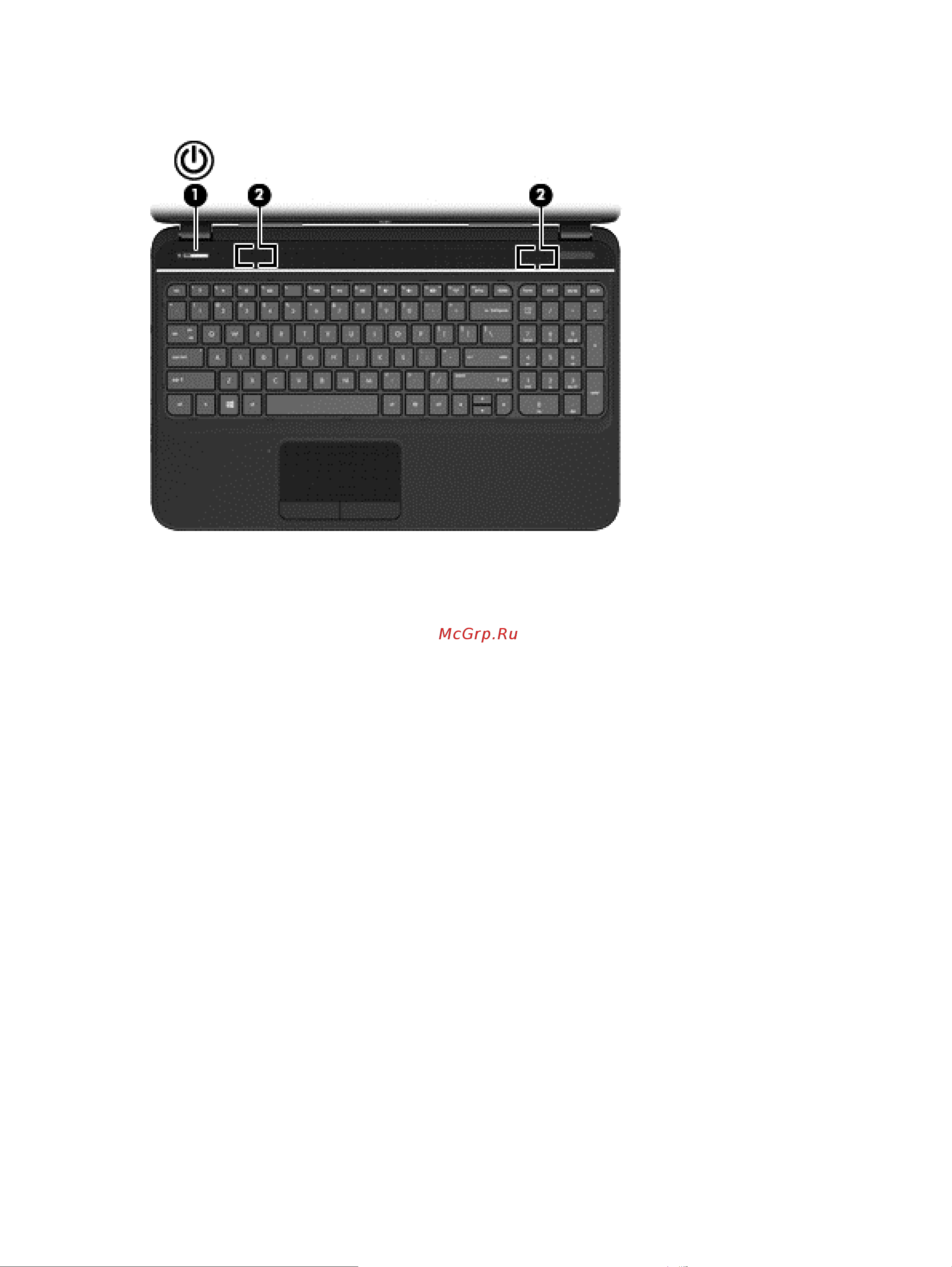 HP Pavilion g6-2356er [22/91] Кнопки и динамики