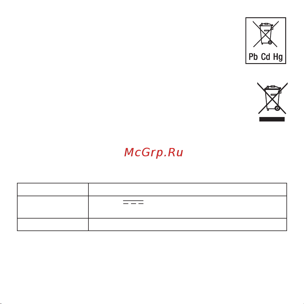Beurer MG10 [34/140] Technical specifications