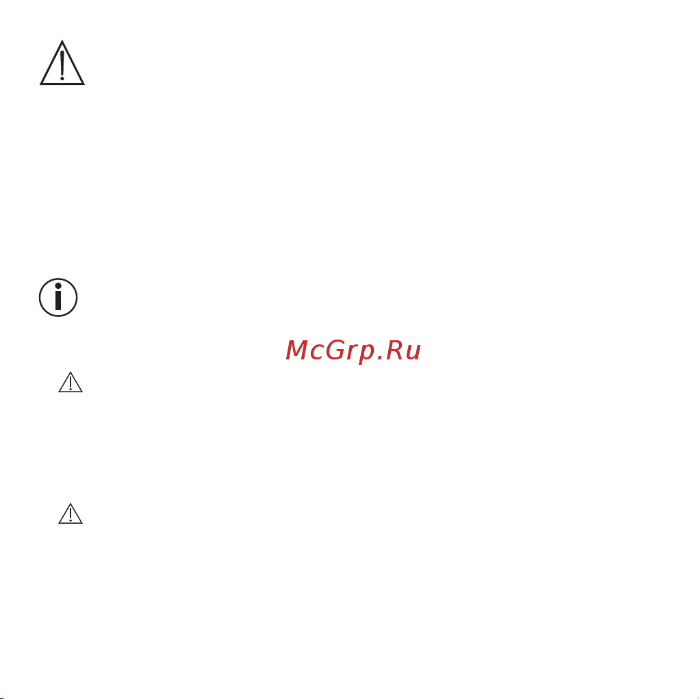 Beurer MG10 [78/140] Attenzione
