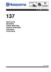 Husqvarna 137 (2005) parts Руководство по эксплуатации