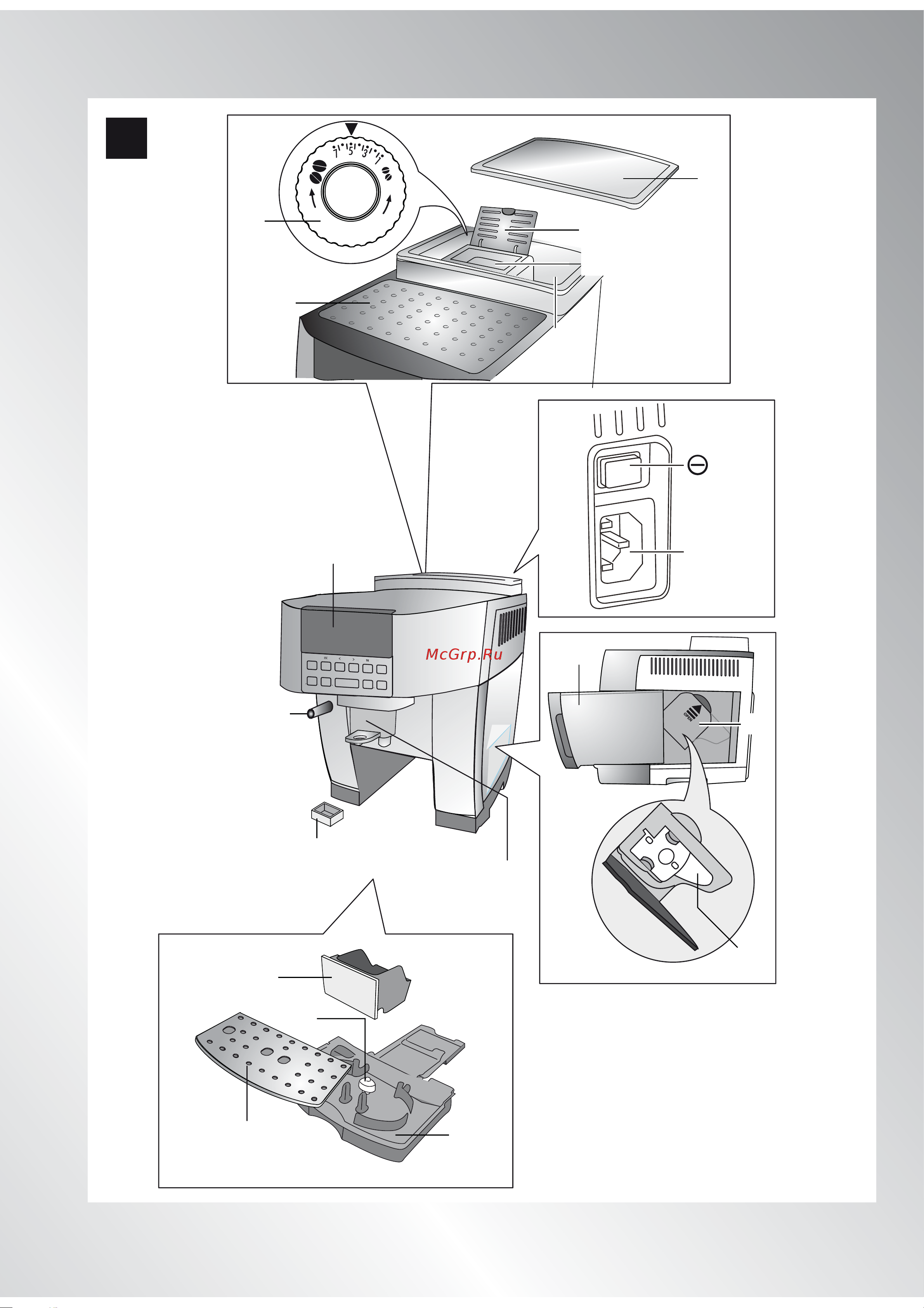 Delonghi Magnifica S ECAM 22.360.B Руководство по эксплуатации онлайн [3/20] 780621