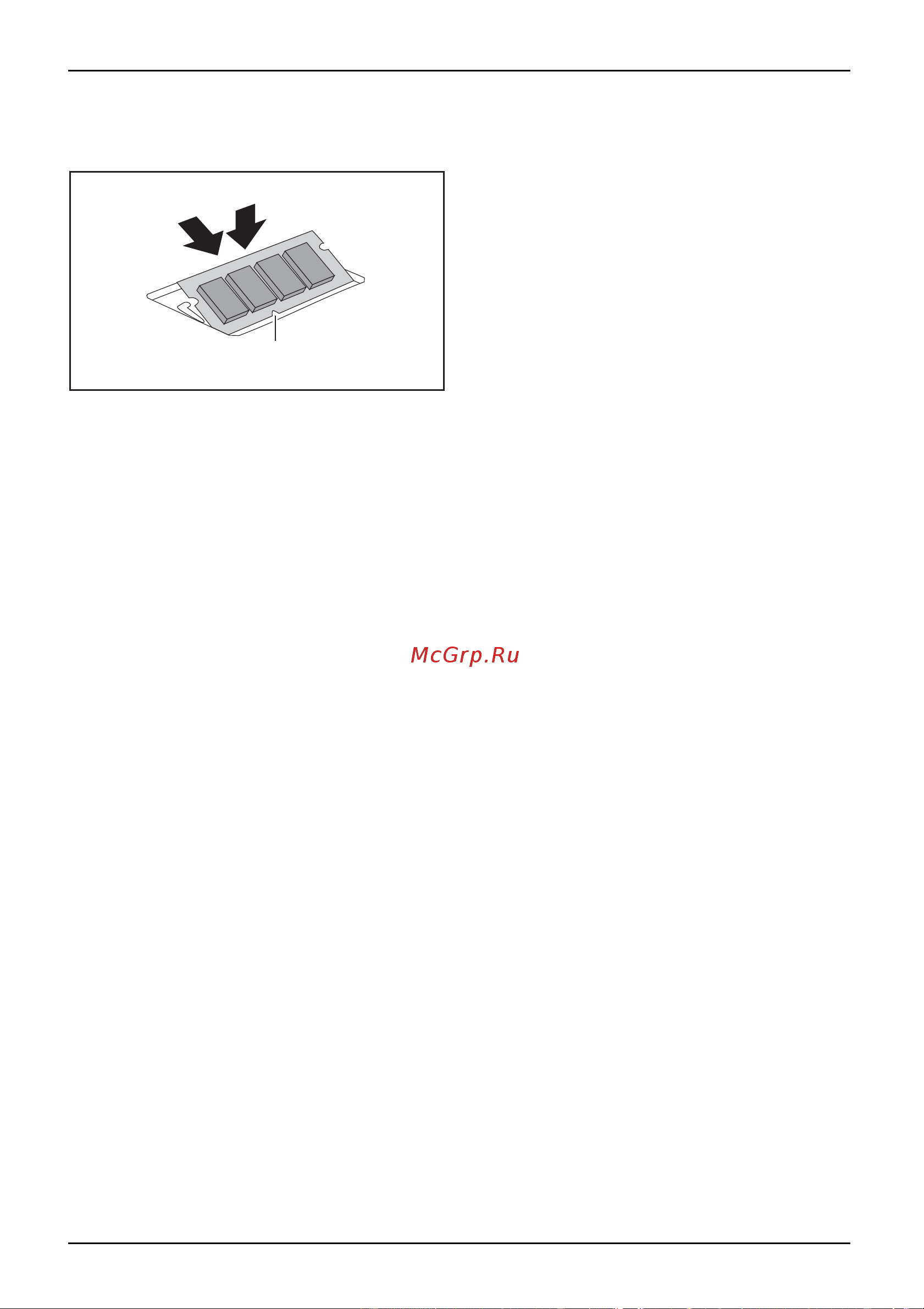 Fujitsu LIFEBOOK E548 LKN:E5480M0002RU [70/95] Установка модуля памяти