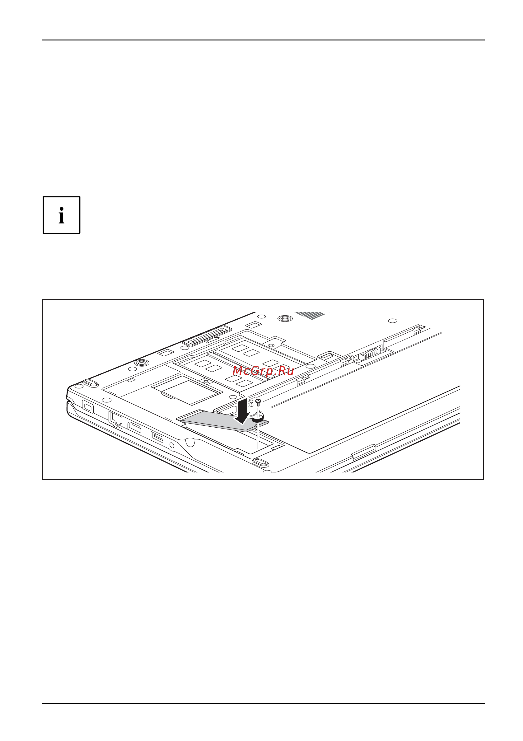 Fujitsu LIFEBOOK E548 LKN:E5480M0002RU [71/95] Установка и снятие модуля м в зависимости от конфигурации