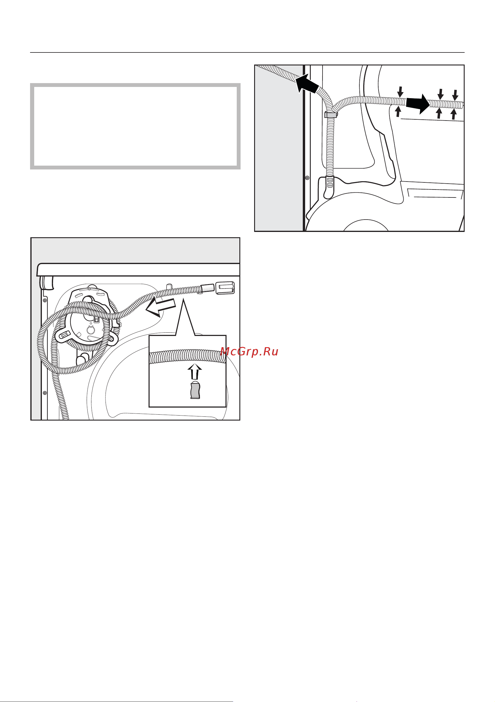 Miele TKG650WP Edition [68/84] Установка и подключение