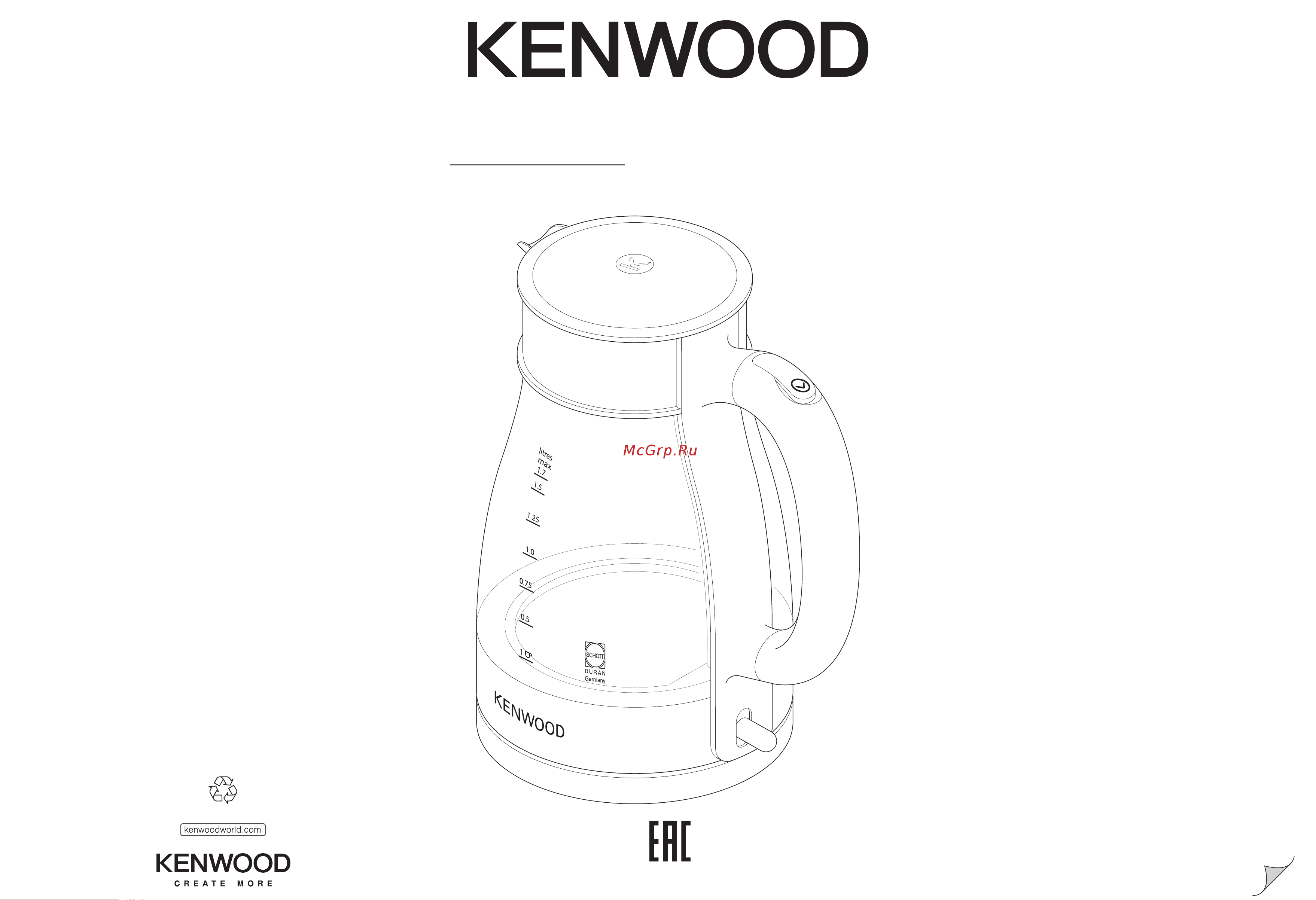 Kenwood ZJG-111 (0W21000001) Руководство по эксплуатации онлайн