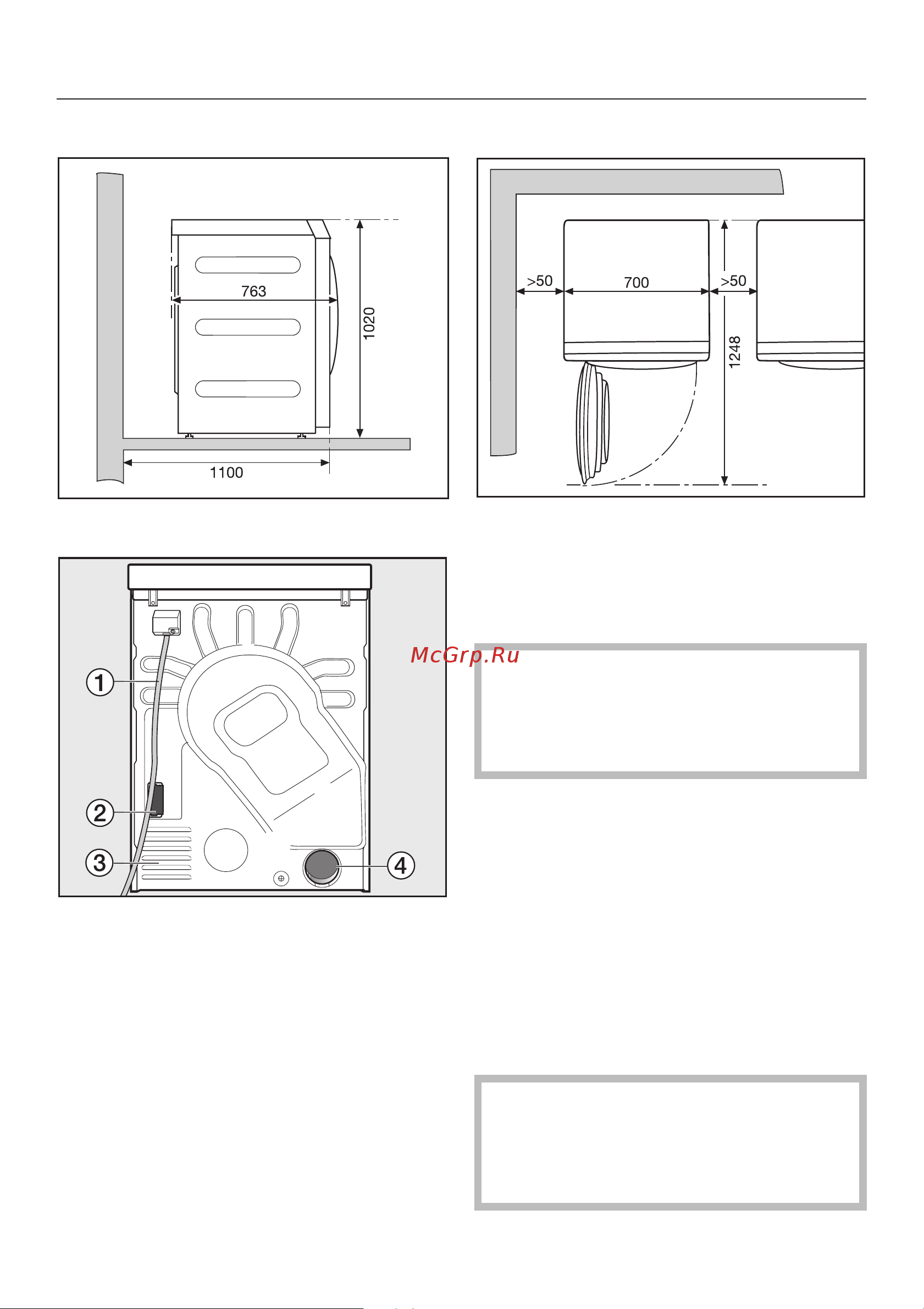 Miele PT 7189 EL RU OB [41/56] Óñòàíîâêà è ïîäêëþ åíèå