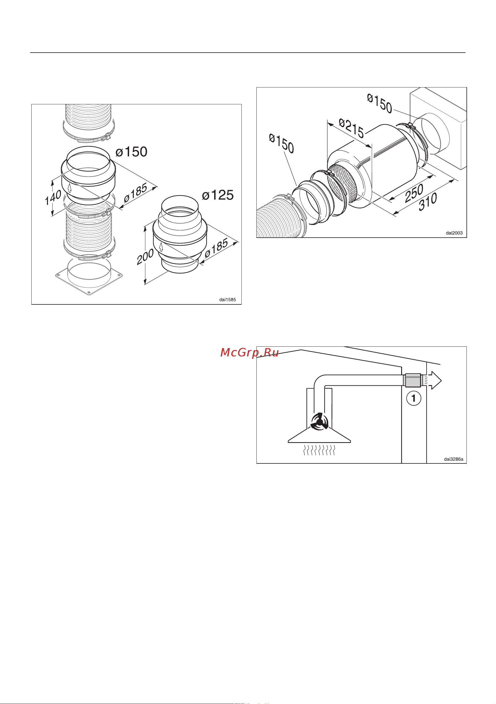Miele DA6996W BRWS [40/52] Воздуховод