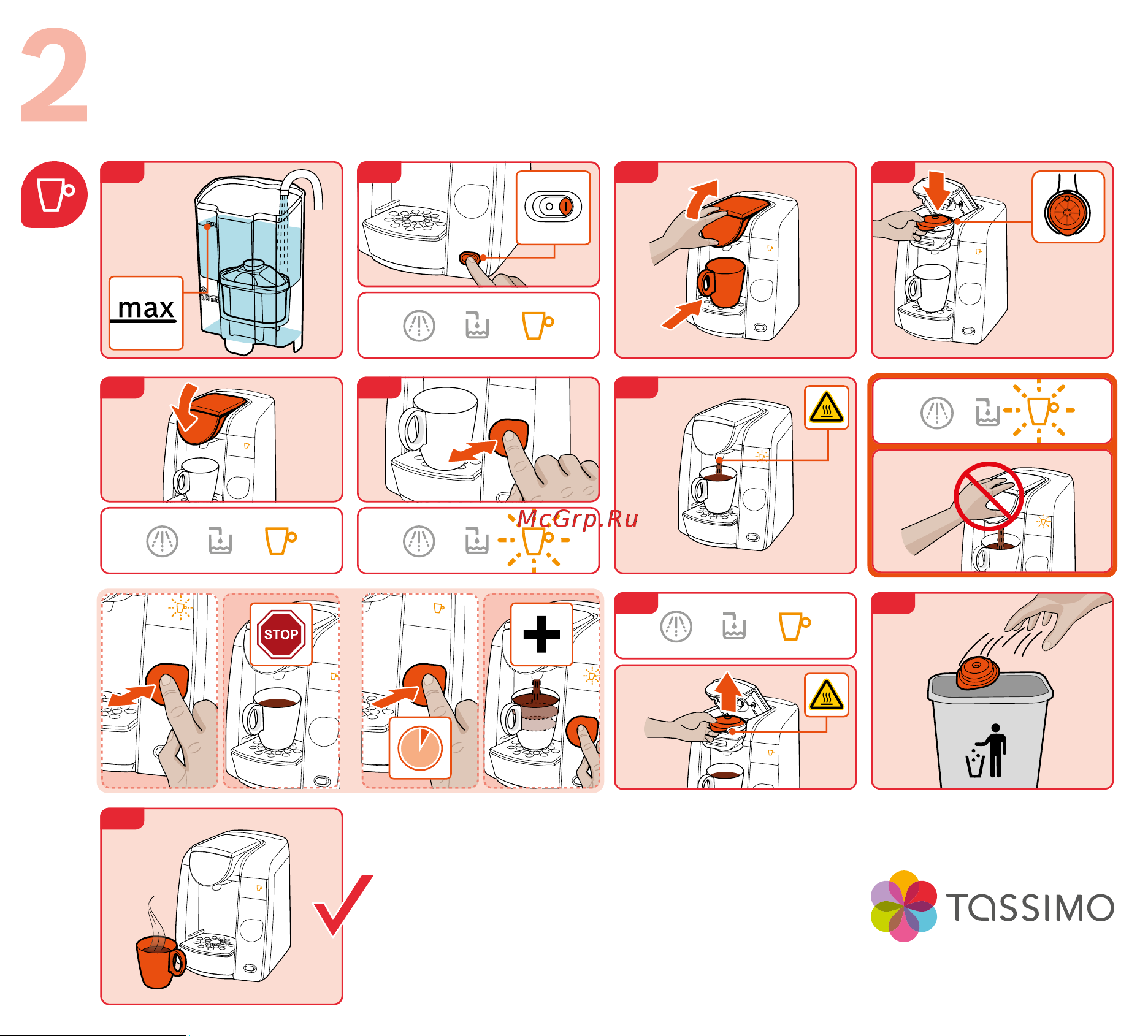 Bosch TAS4503 [2/2] Enjoy your first tassimo drink