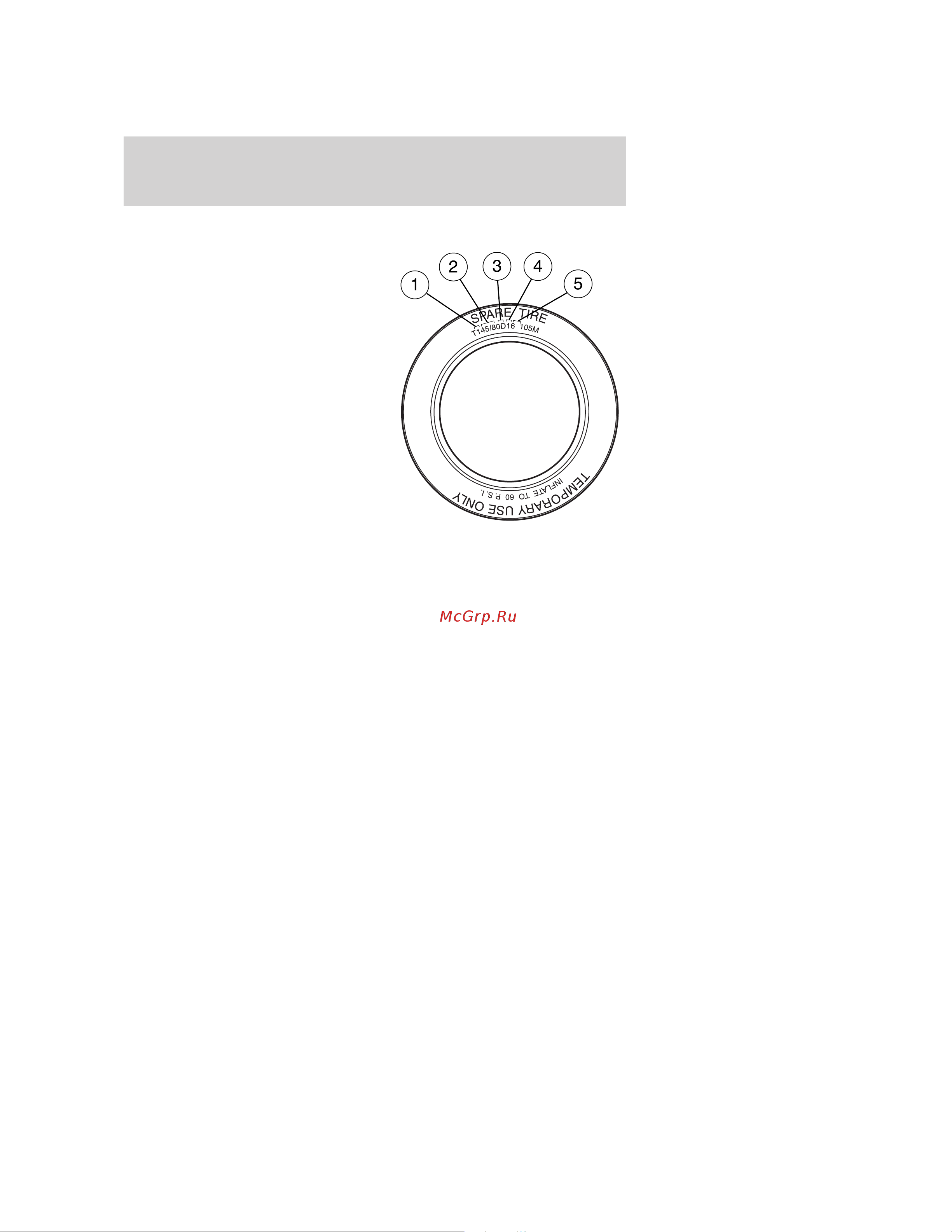 Lincoln MKX (2009) [181/307] Information on t type tires