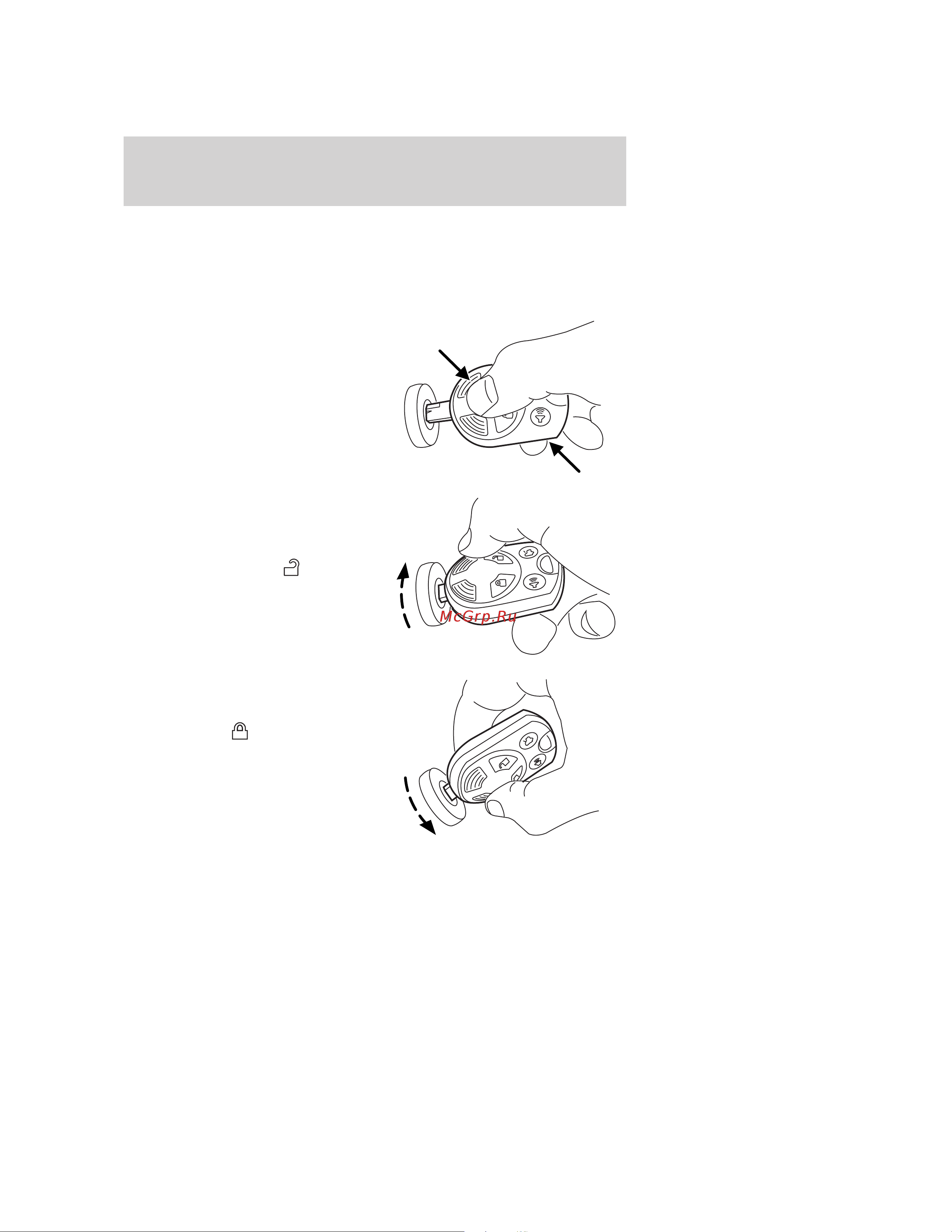 Lincoln MKX (2009) [86/307] Recommended handling of the integrated keyhead transmitter ikt