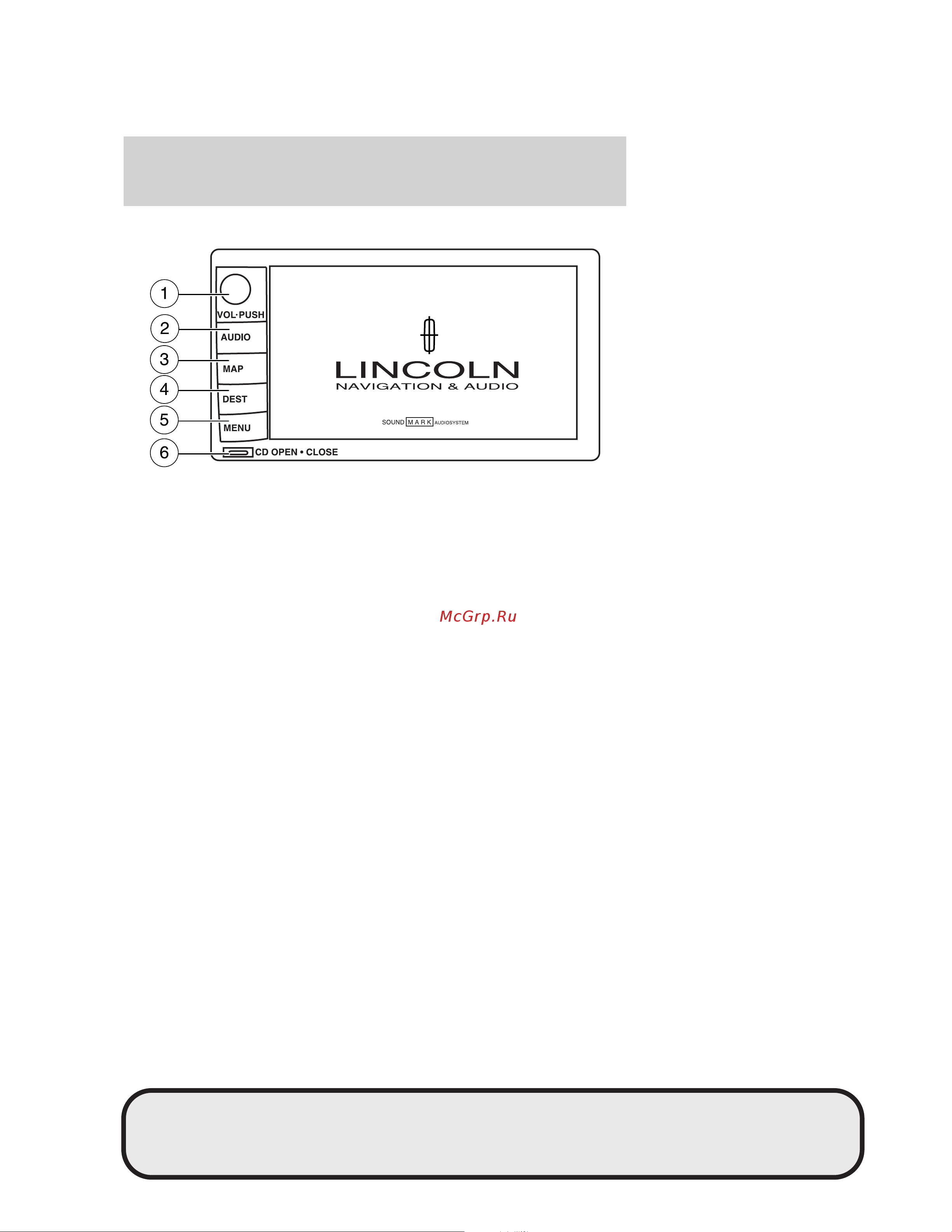 Lincoln Town Car (2004) [26/304] Entertainment systems