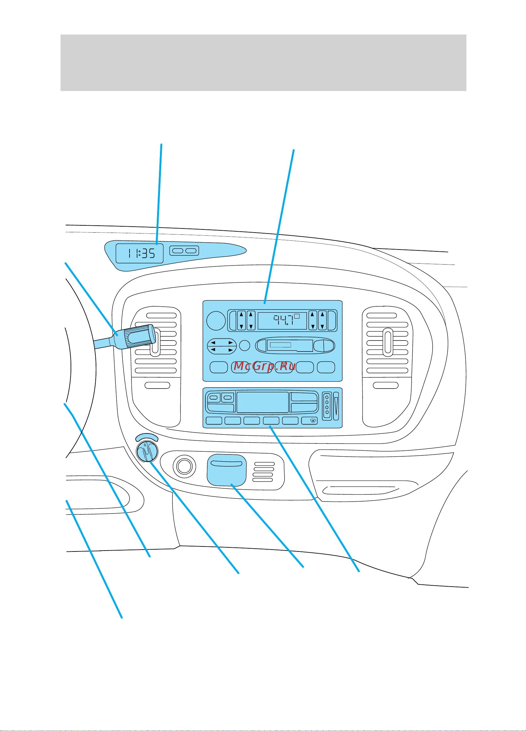Lincoln Navigator (1999) [5/216] Radio controls pg 20