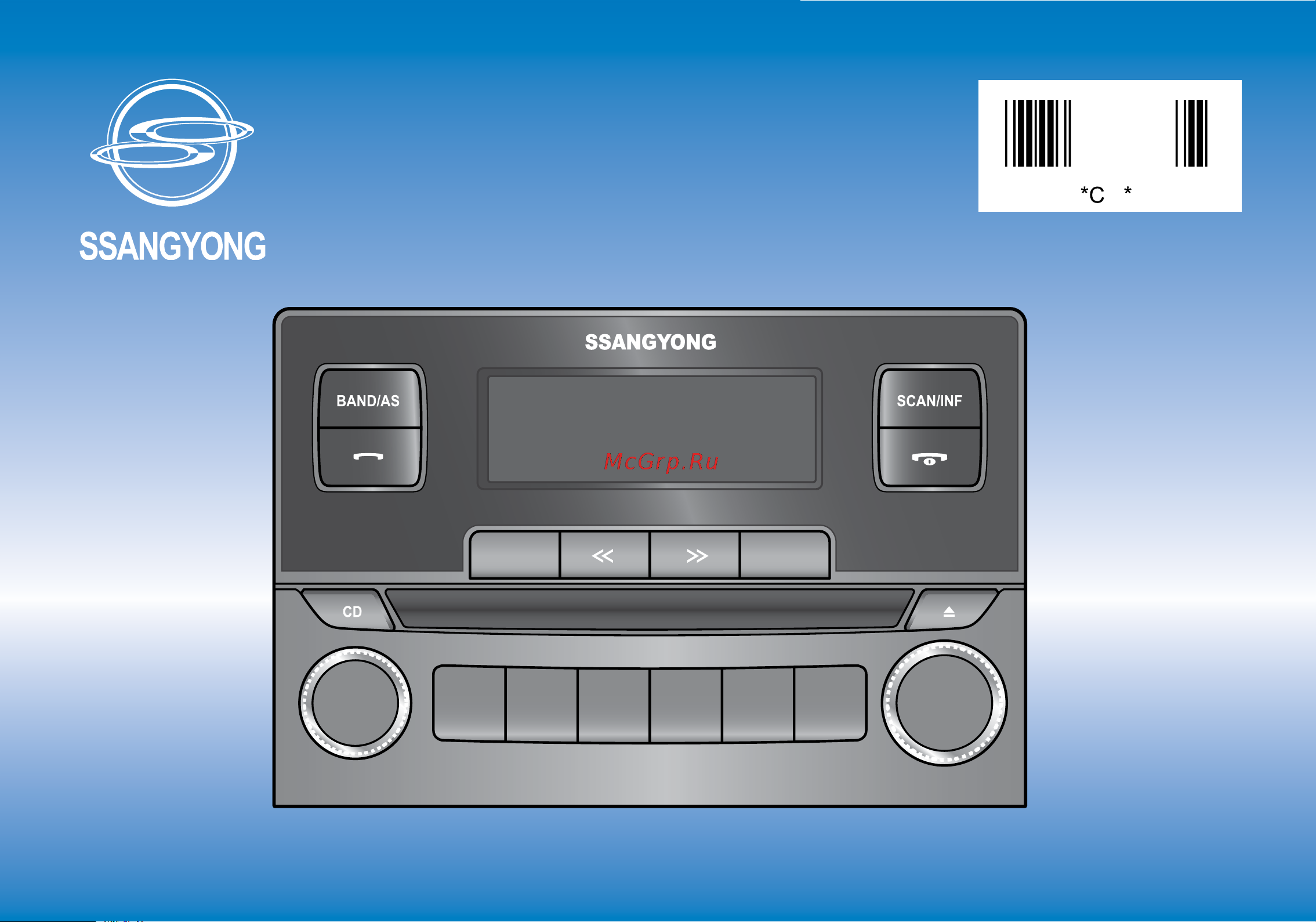 SSANGYONG DWSY 1003 (Stavic 2013-) Руководство по эксплуатации онлайн