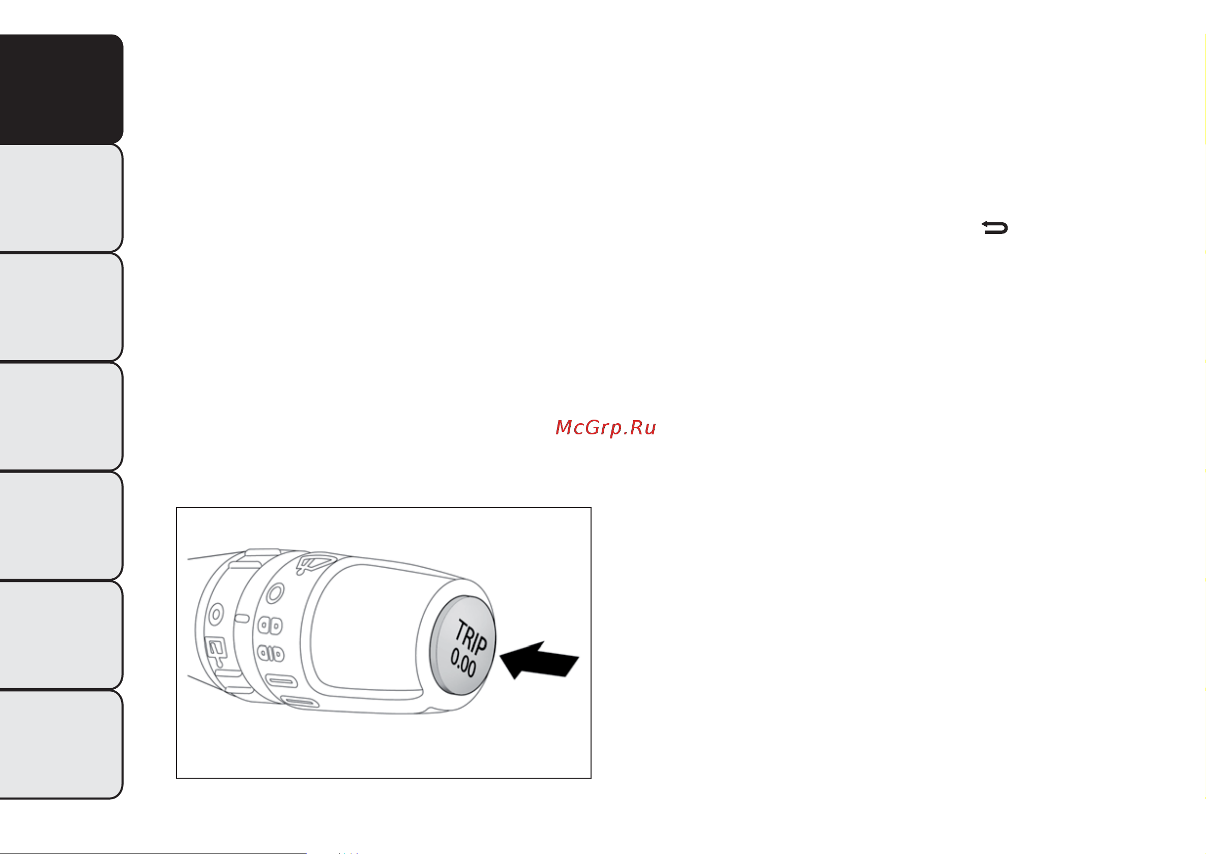 ALFA ROMEO MITO (2014) [40/288] Выход из функции trip