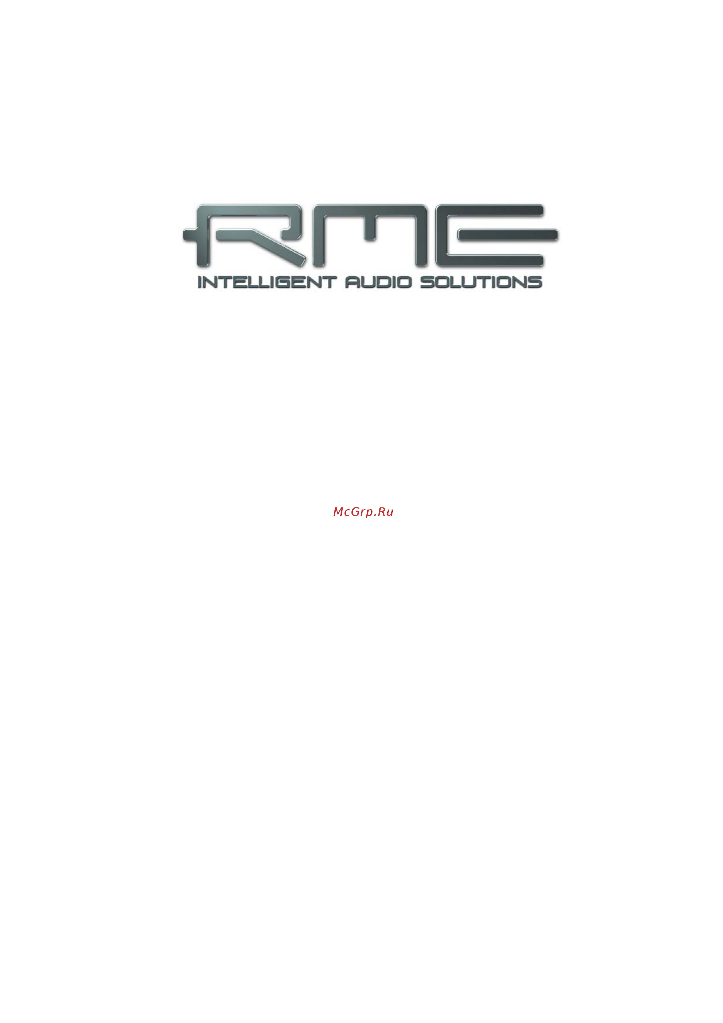 RME ADI-6432 REDUNDANT BNC Руководство по эксплуатации онлайн