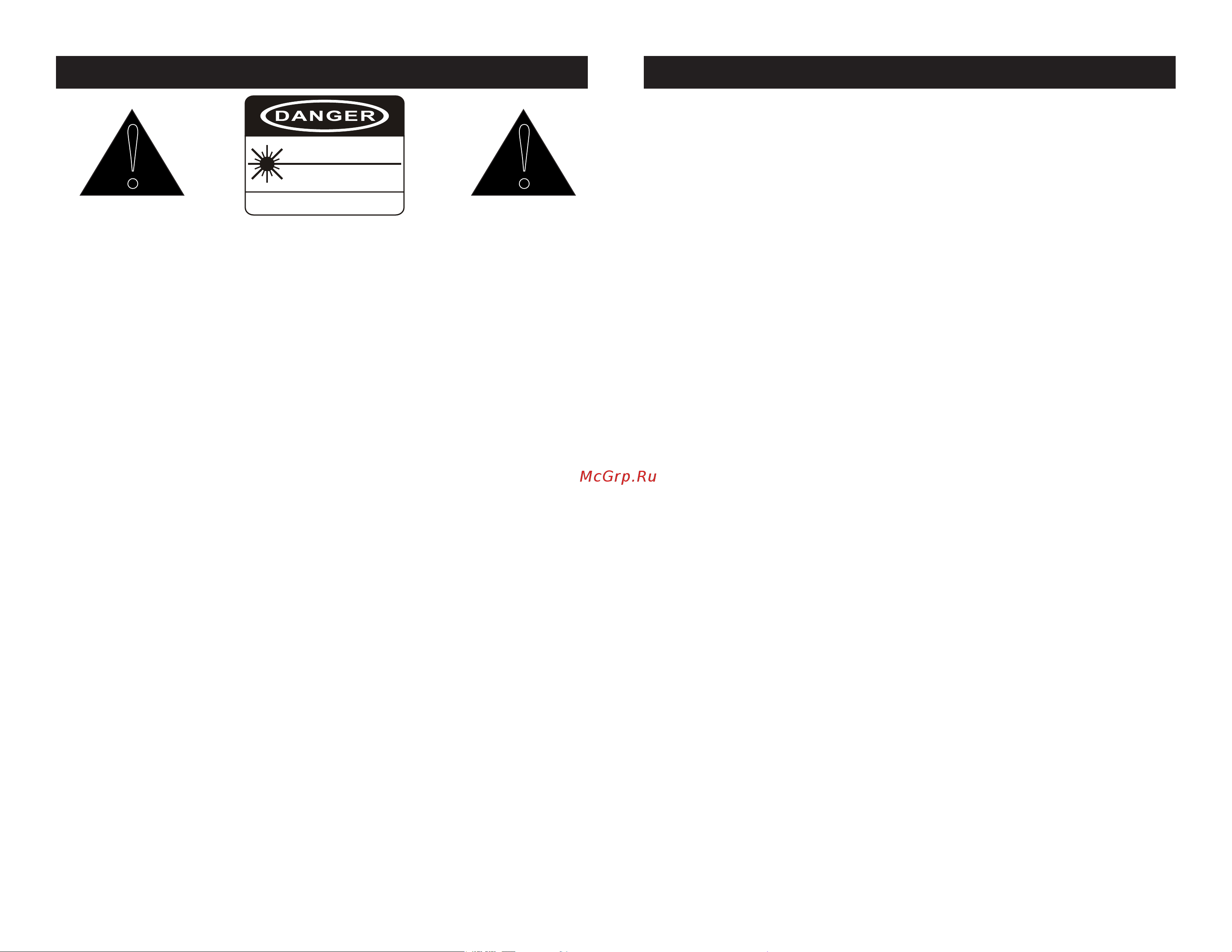 AMERICAN DJ Stinger Star [3/14] Stop and read all laser safety data operation instructions and laser safety