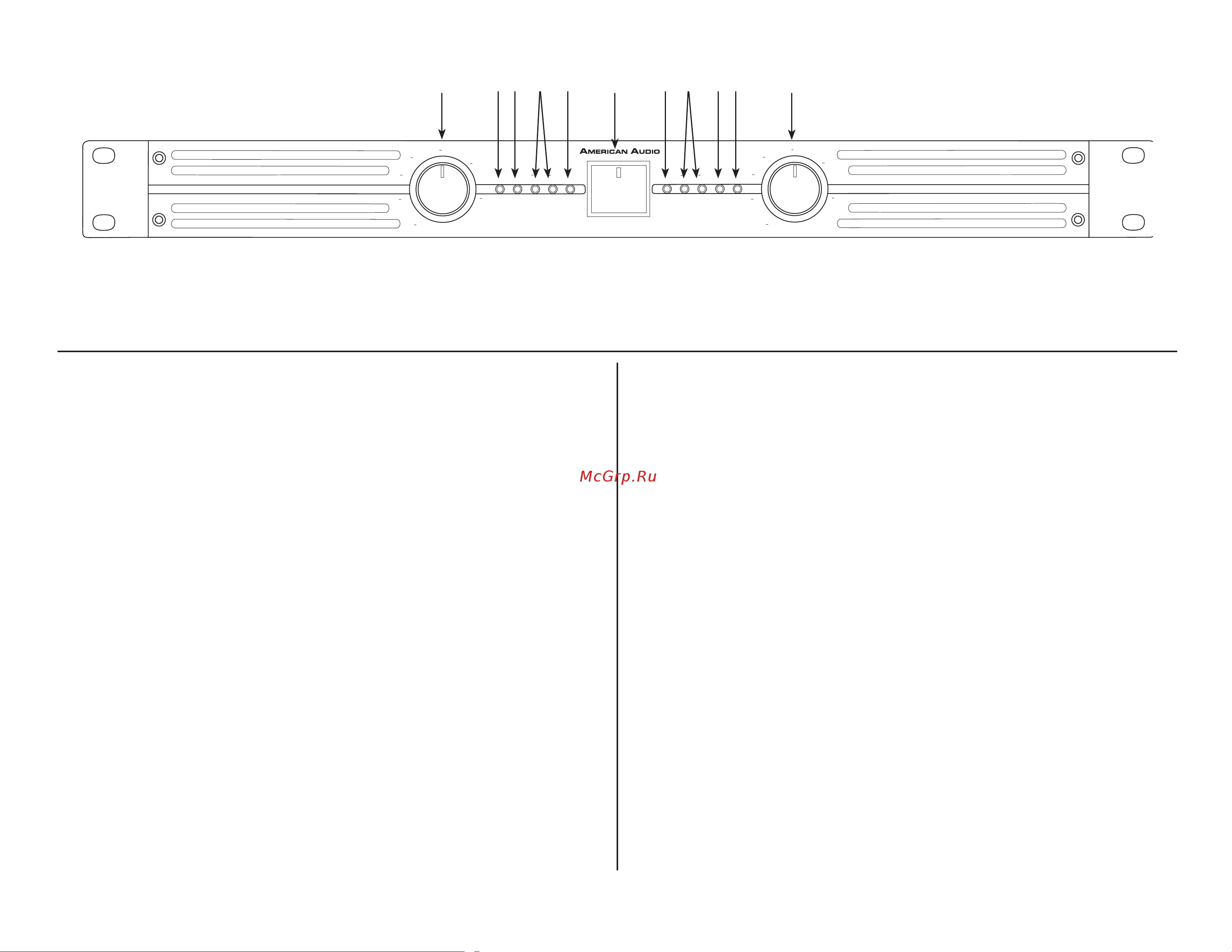 American Audio VLP1000 [6/20] Front panel vlp300