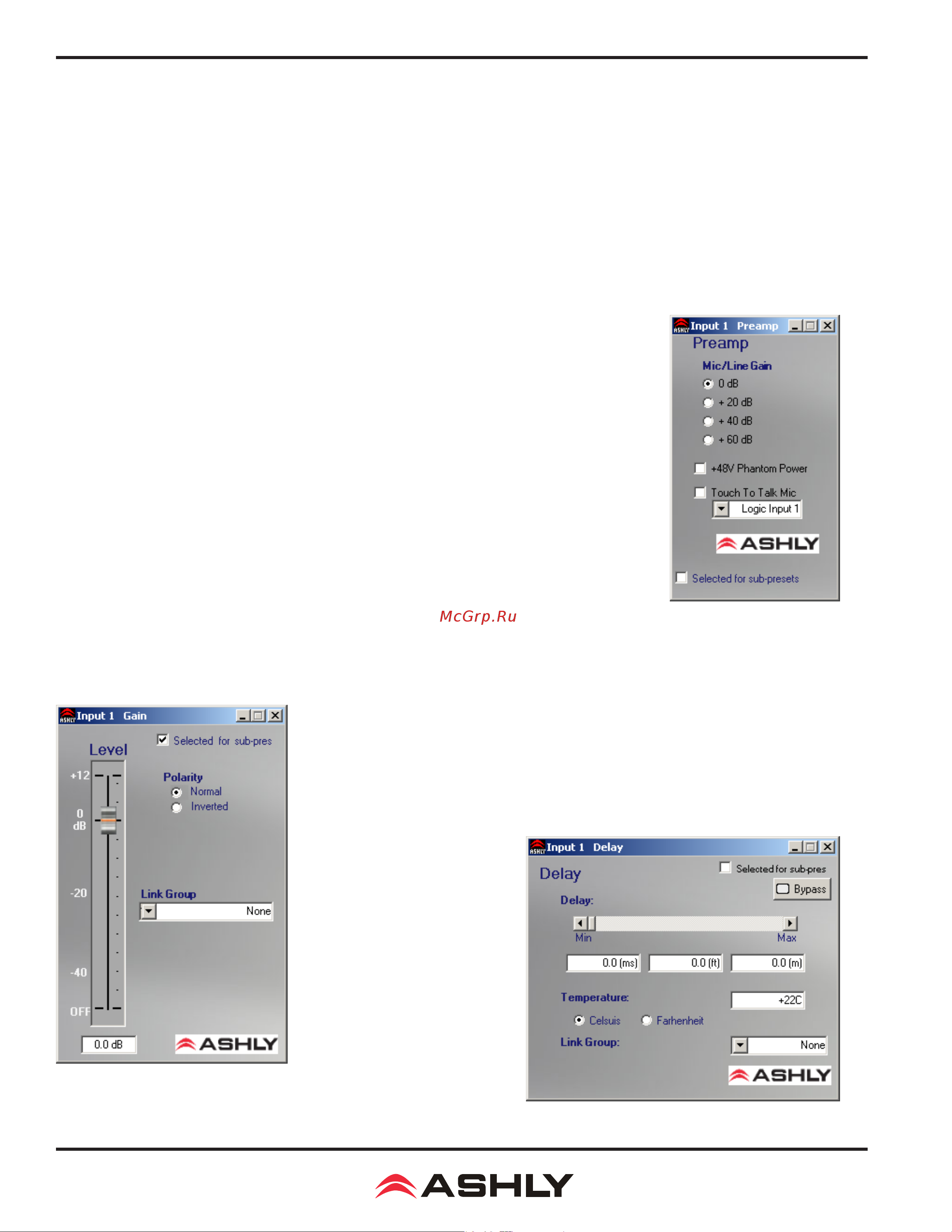 ASHLY ne24.24M [10/28] Audio functions