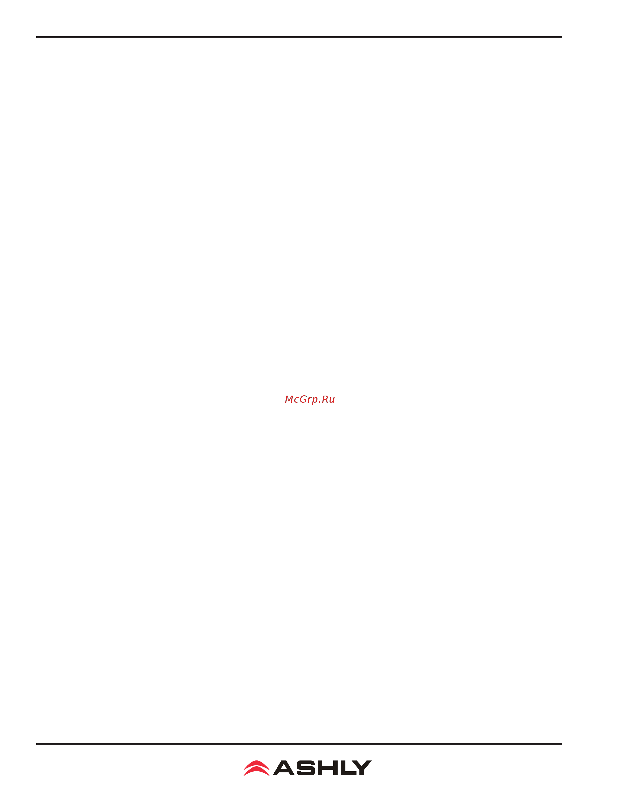 ASHLY ne24.24M [24/28] Specifications