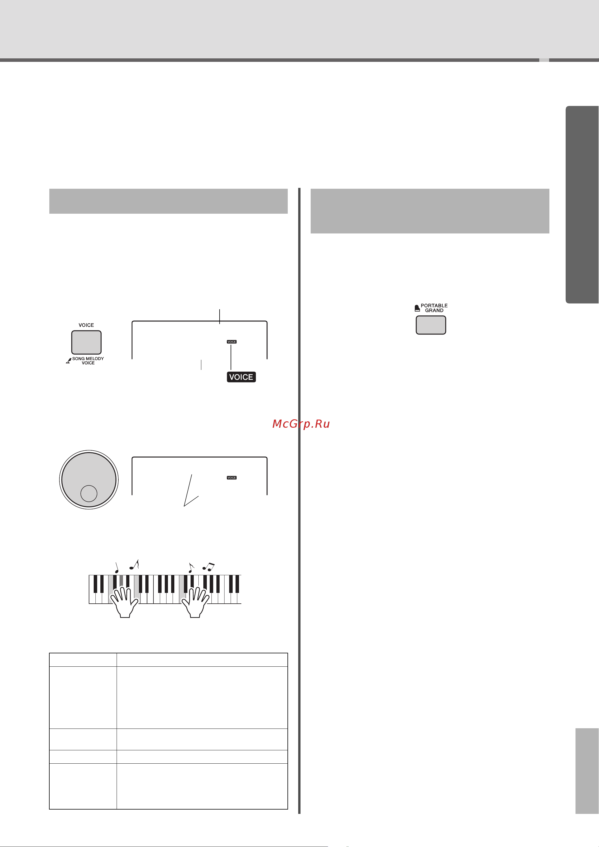 Yamaha PSR-E443IUX [17/72] Выбор основного тембра