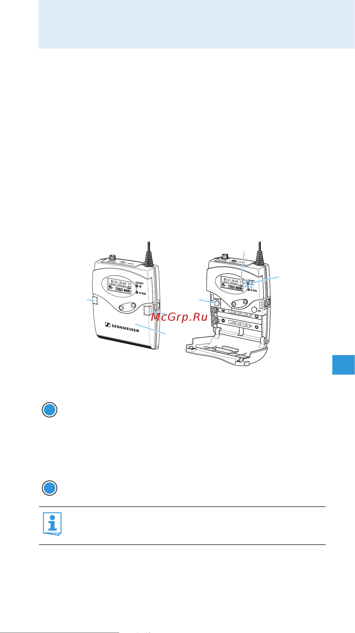 Sennheiser SK 2000 BW-X [13/28] Управление миниатюрным передатчиком