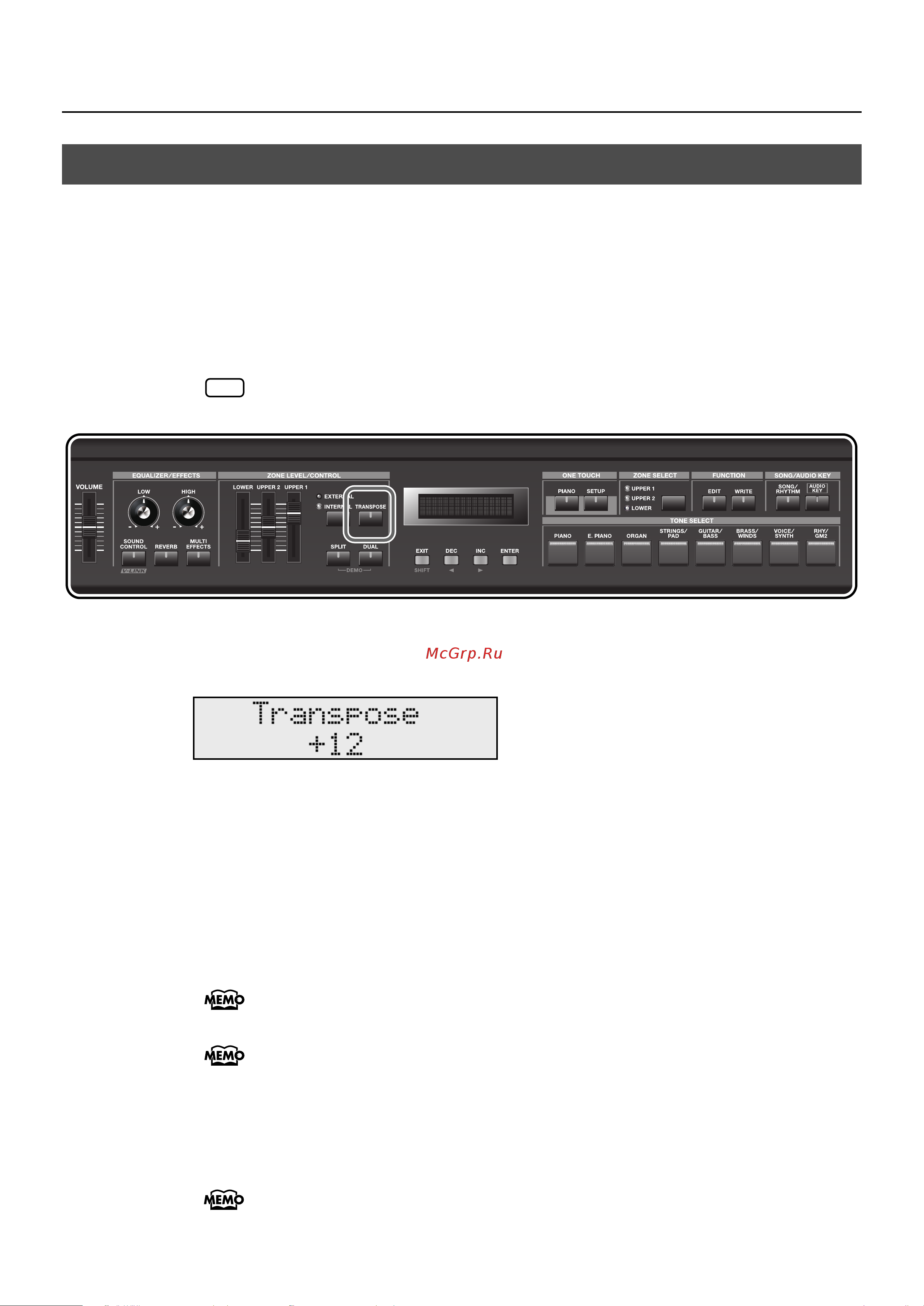 Roland RD-300GX [32/108] Performance