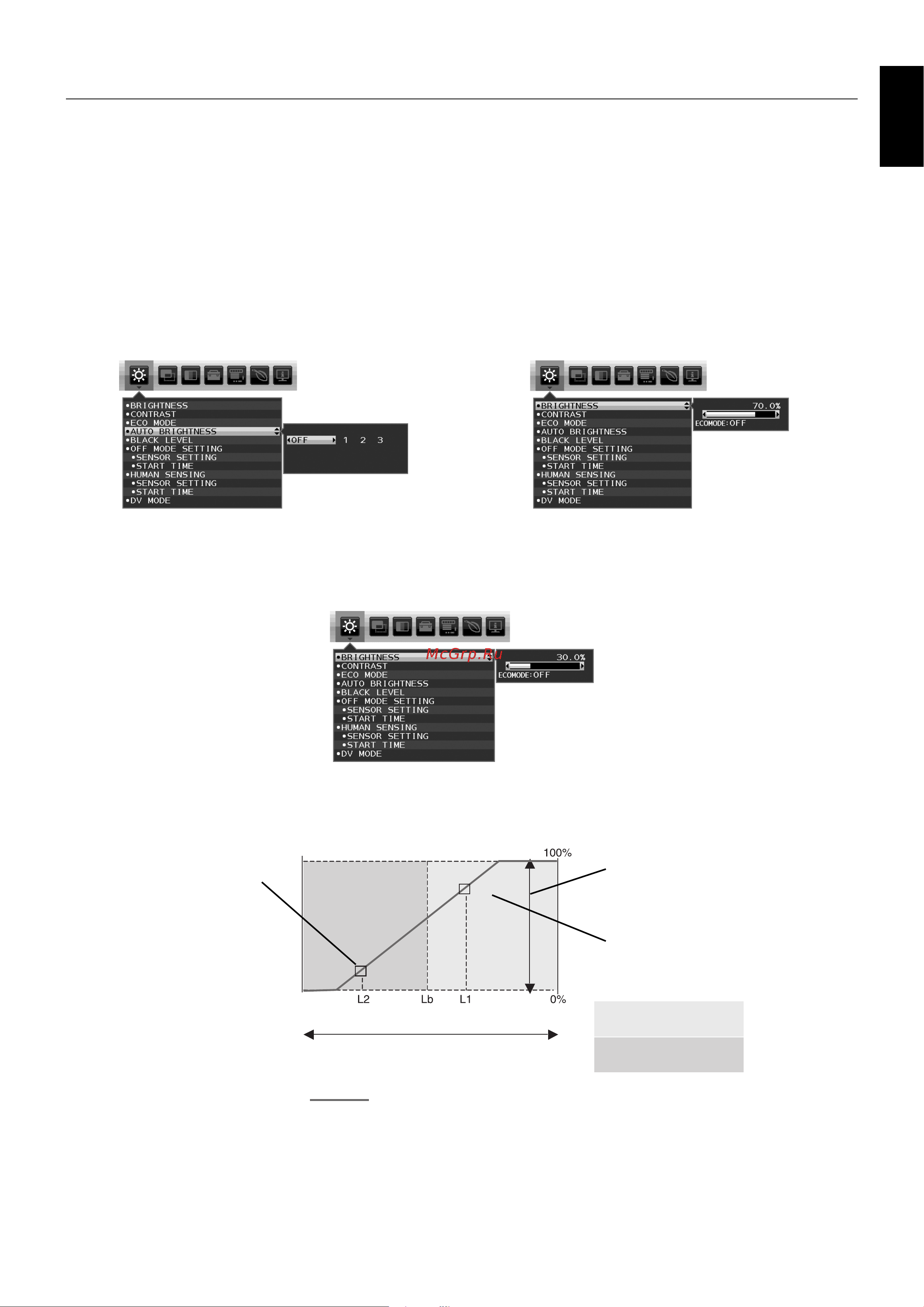 Nec EA275WMi [27/33] Using the auto brightness function