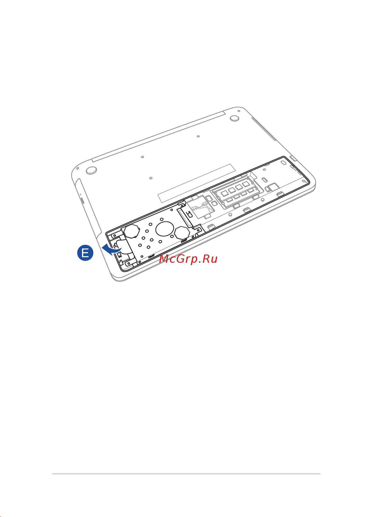 Asus VivoBook Pro N552VX-FW168T [88/128] E извлеките корзину с жестким диском из отсека