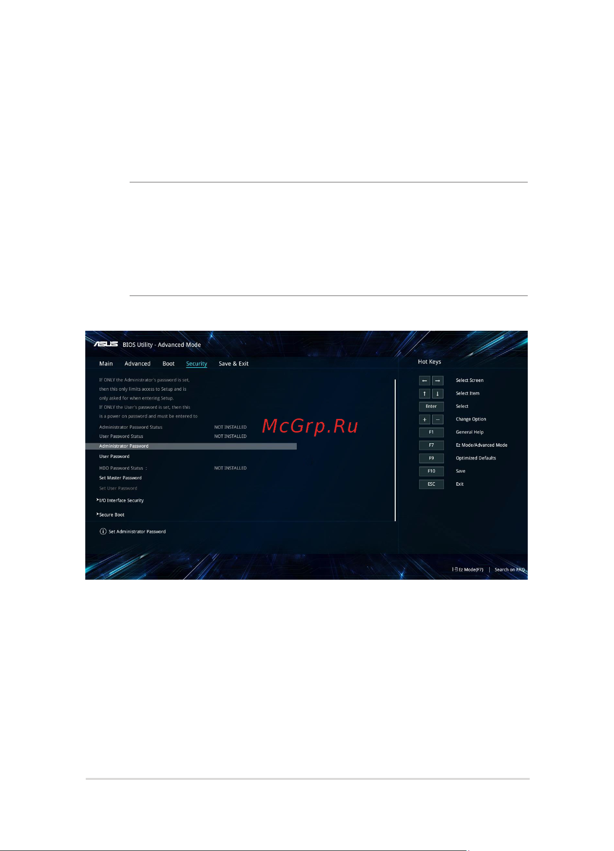 Asus X541NA-GQ412T 90NB0E83-M07550 [69/110] Безопасность
