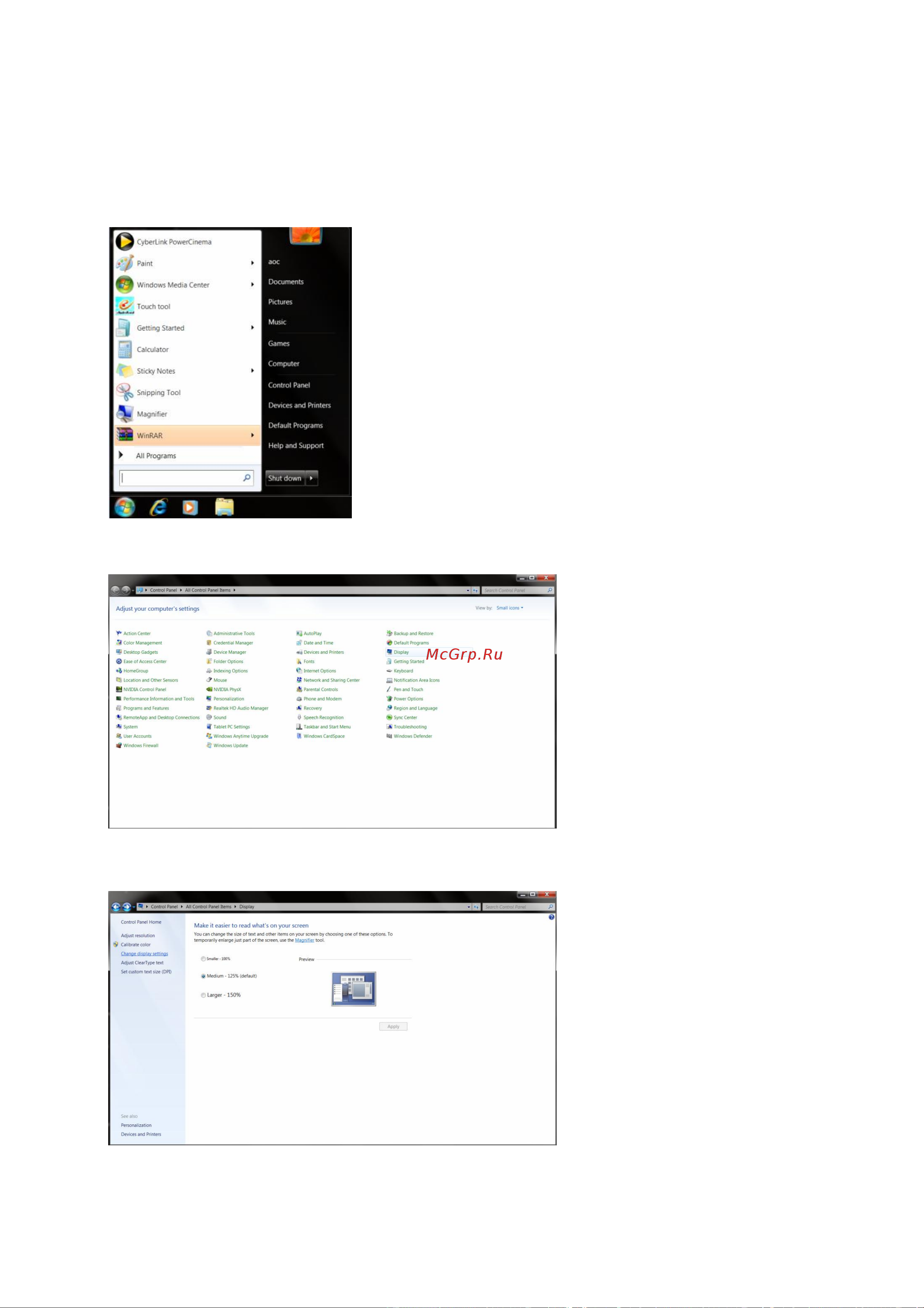 AOC e2270 Swn [27/48] Windows 7