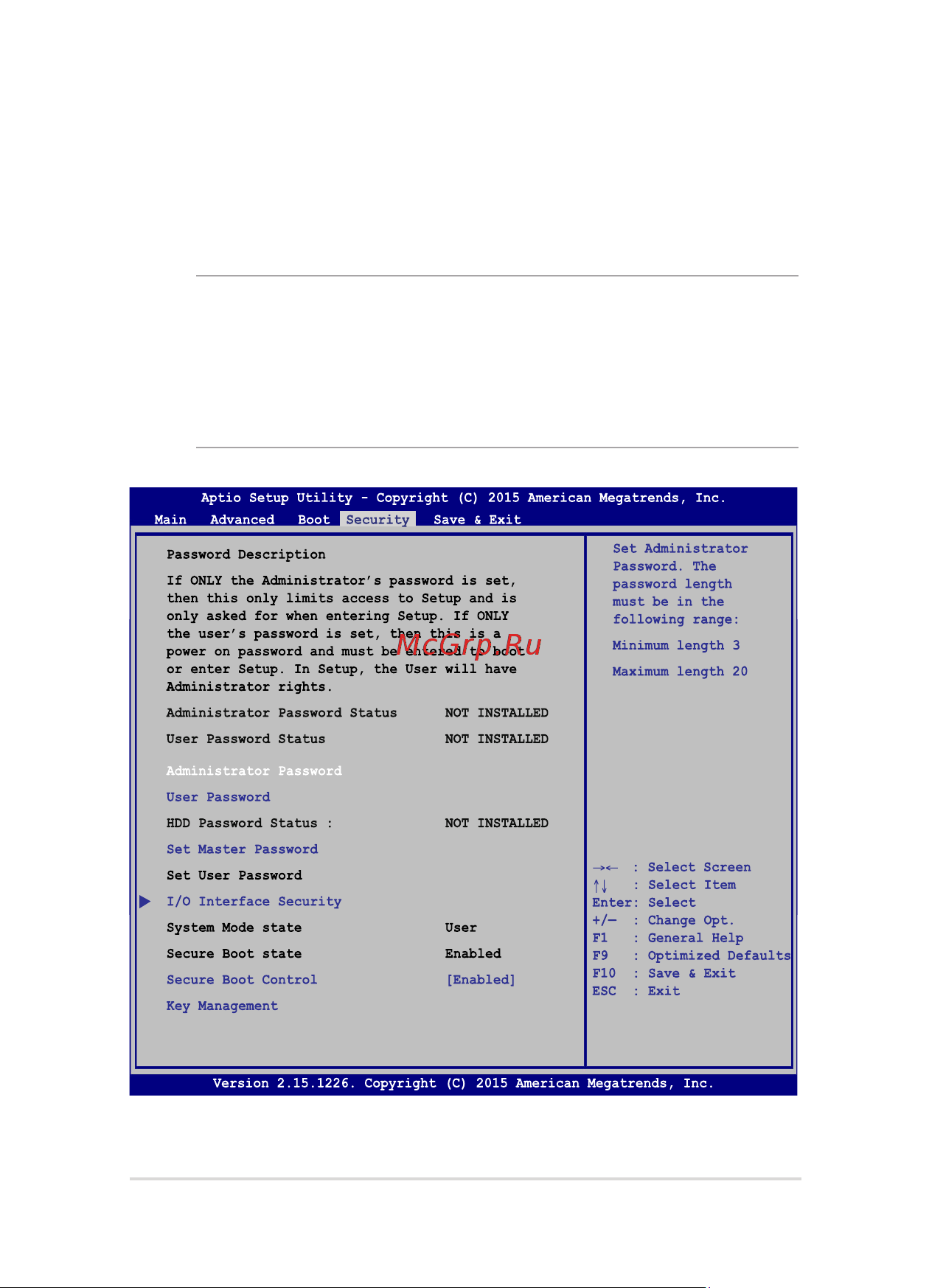 Asus K501UX-DM201T 90NB0A62-M03360 [63/106] Безопасность