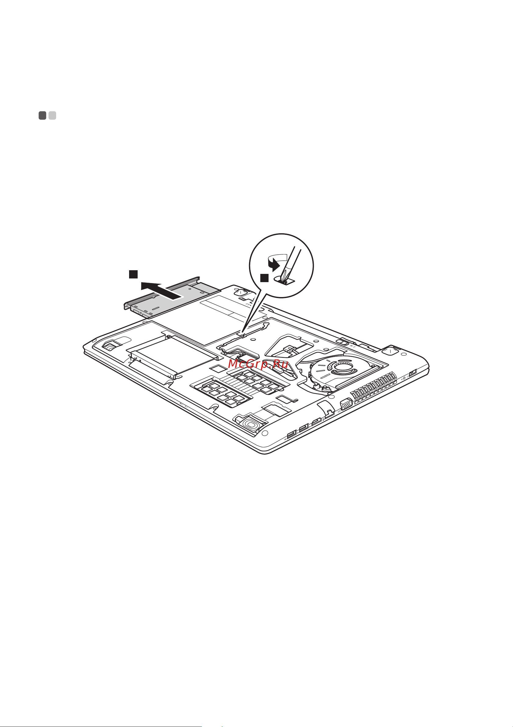 Lenovo IdeaPad G5080 (80 L 000 B1RK) [62/65] Снятие оптического привода