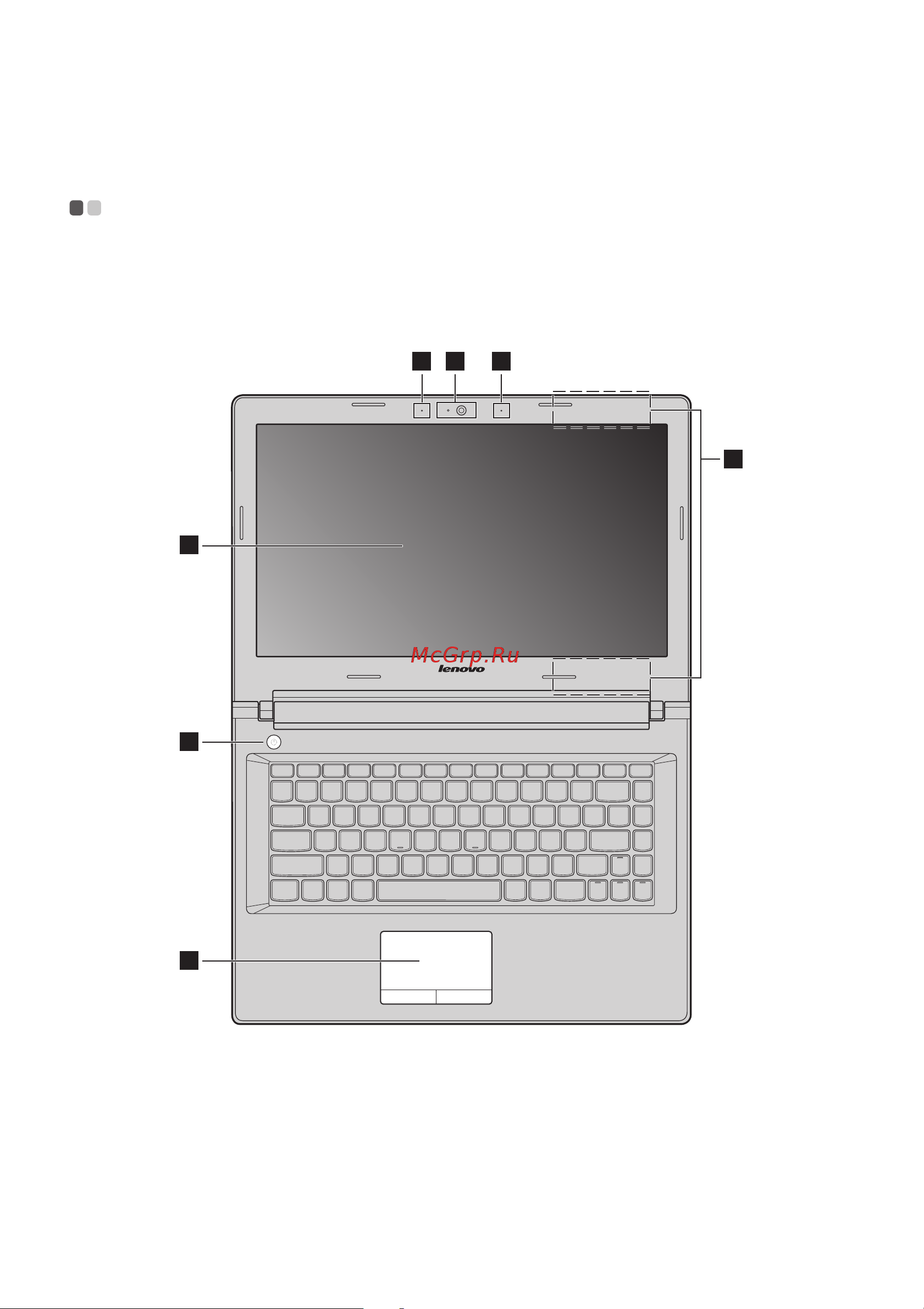 Lenovo IdeaPad G5080 (80 L 000 B1RK) [7/65] Вид сверху