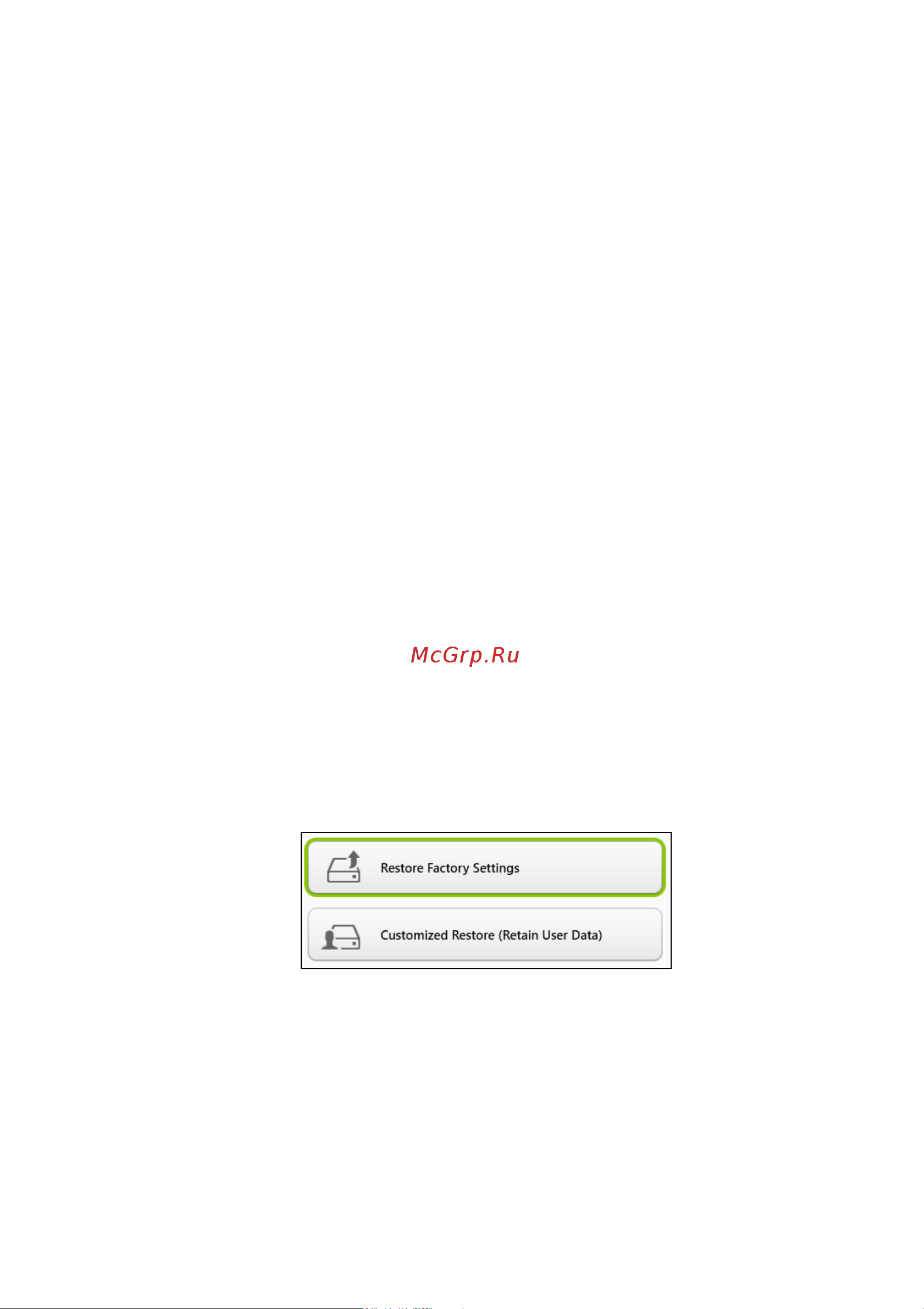 Acer Aspire E5-521-43J1 A4 6210 [30/96] Восстановление из самой системы windows