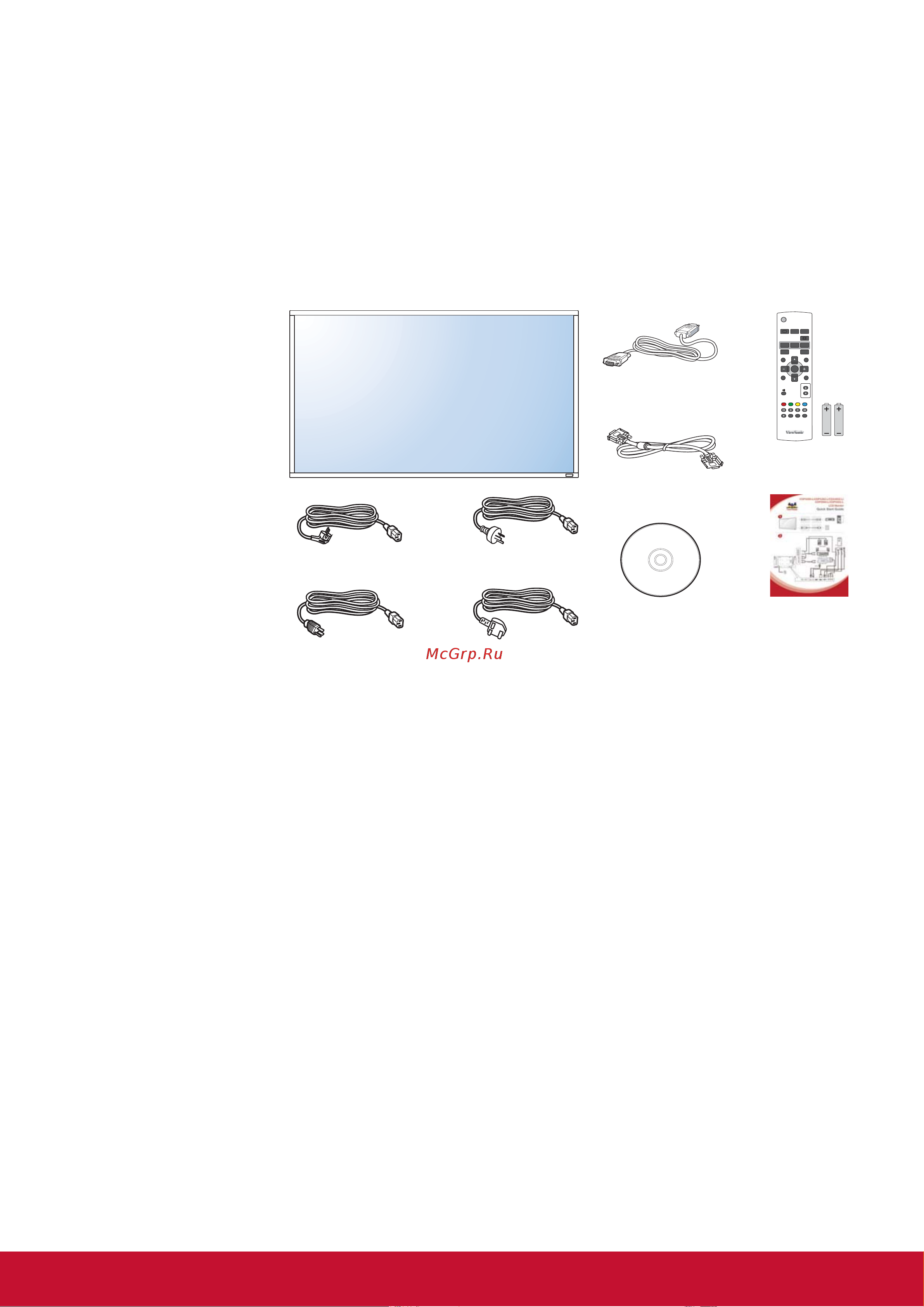 Viewsonic VA2855Smh Руководство по эксплуатации онлайн [9/51] 780969