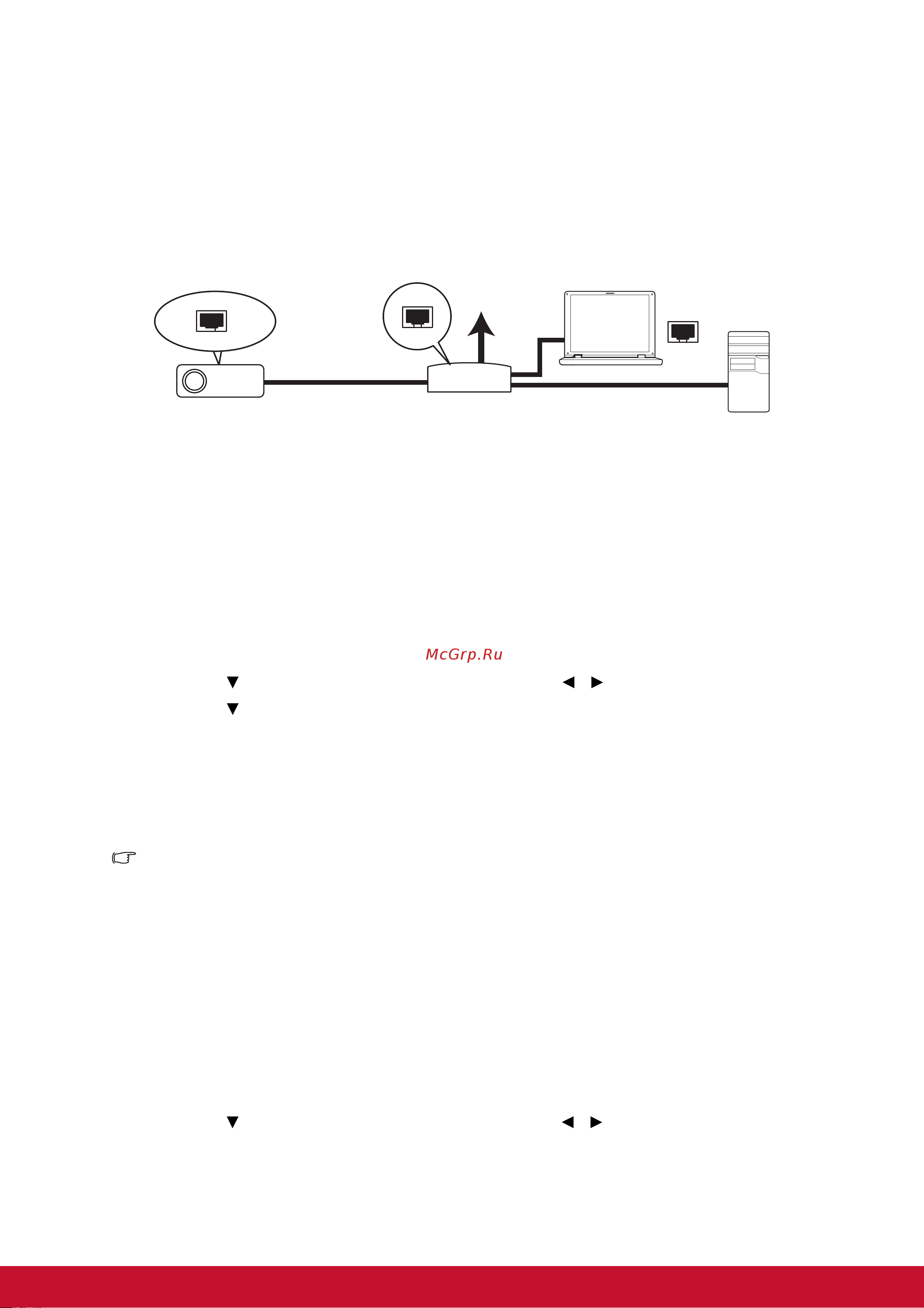 Viewsonic CDE7061T [46/85] Óï²àâëåíèå ï²îåêòî²îì ïî ëîêàëüíîé ñåòè