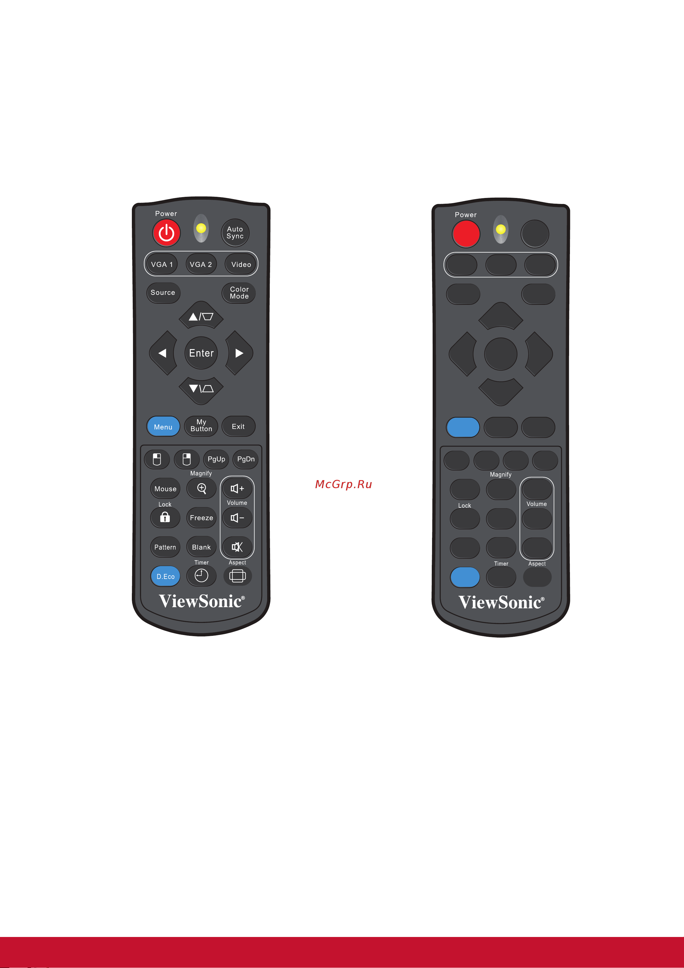 Viewsonic CDE7061T [80/85] Коды ик команд пульта дистанционного управления