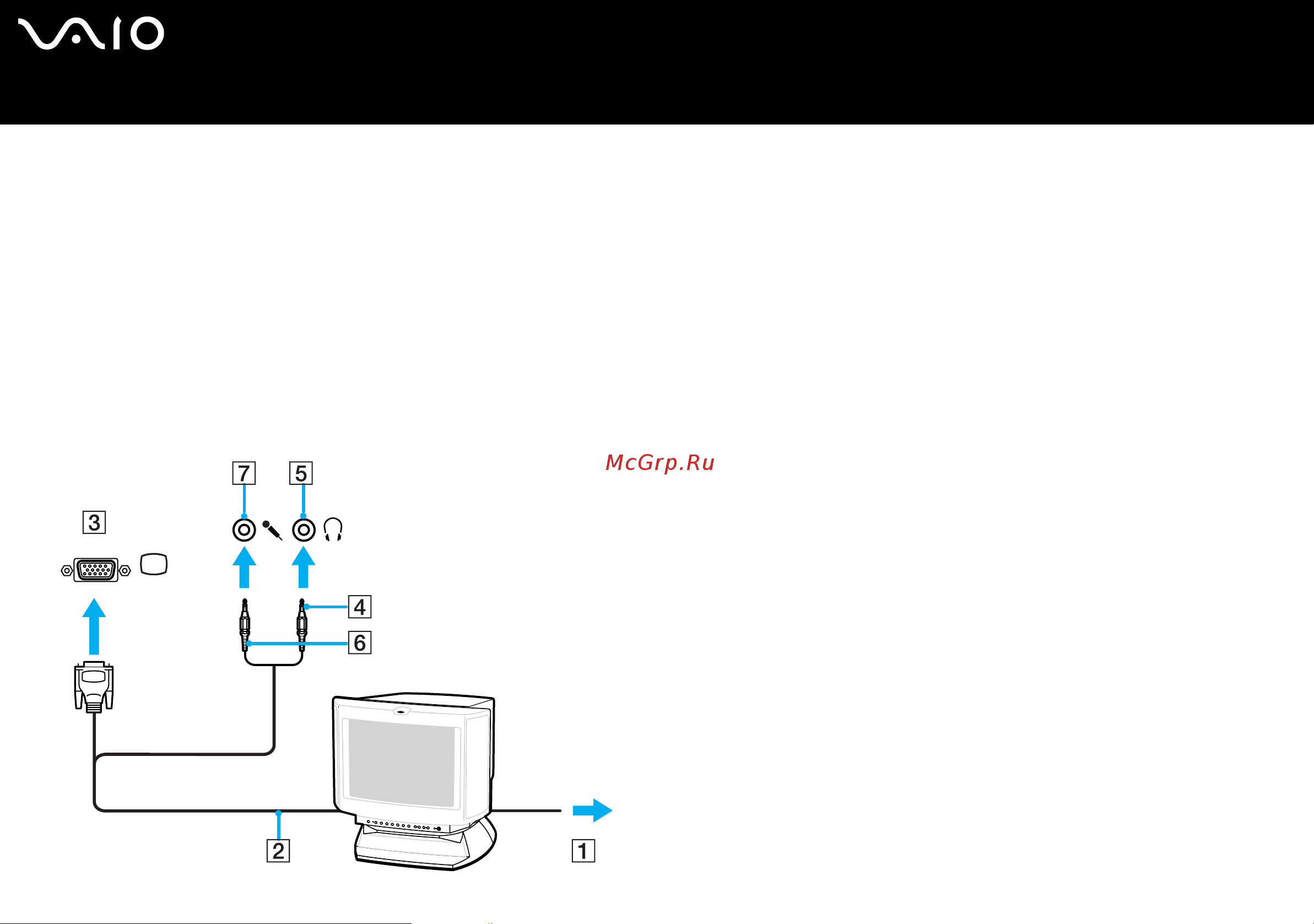 Sony VAIO VGN-FS115M [71/143] Подсоединение мультимедийного монитора