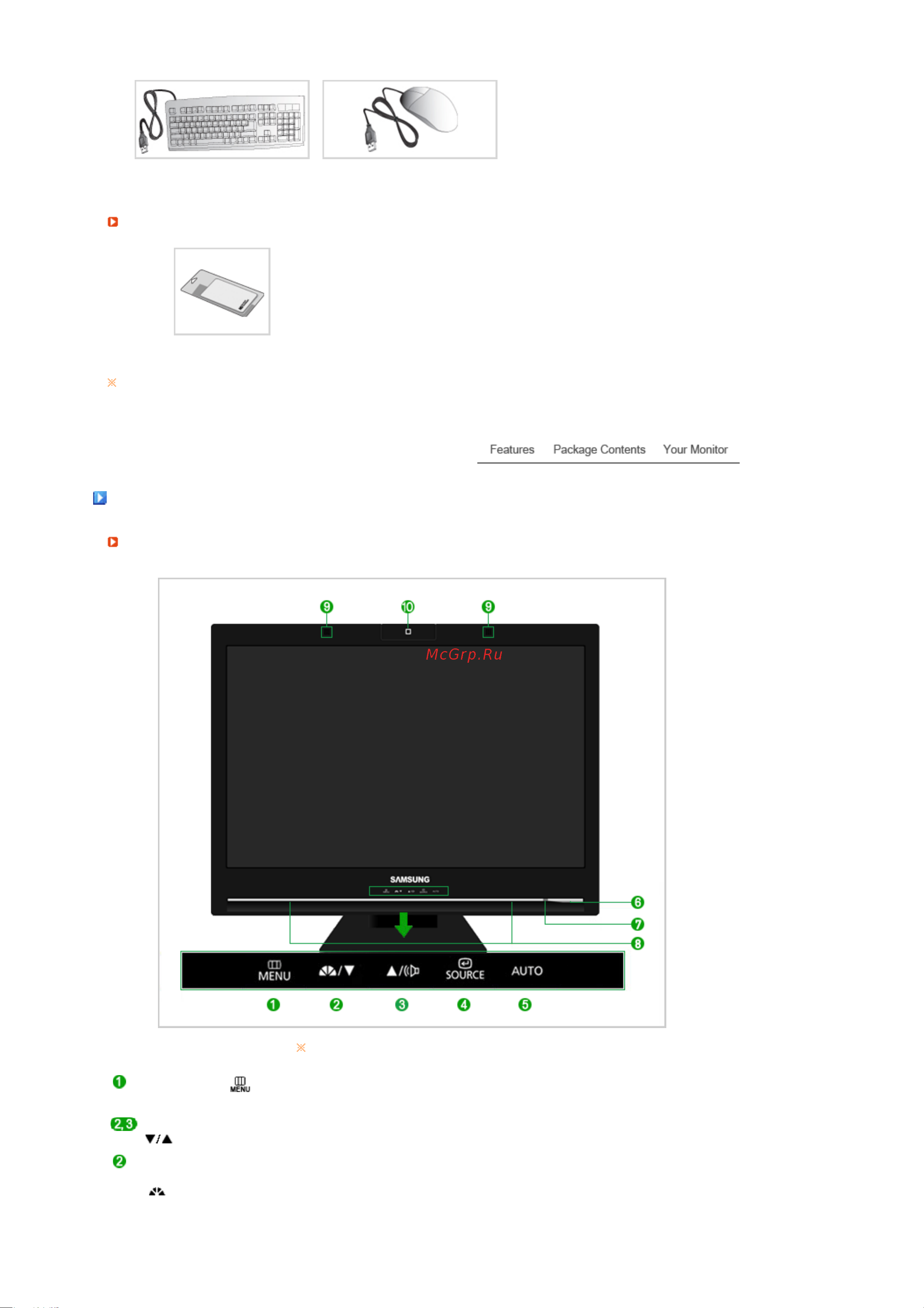 Samsung 220TN [15/94] Your monitor