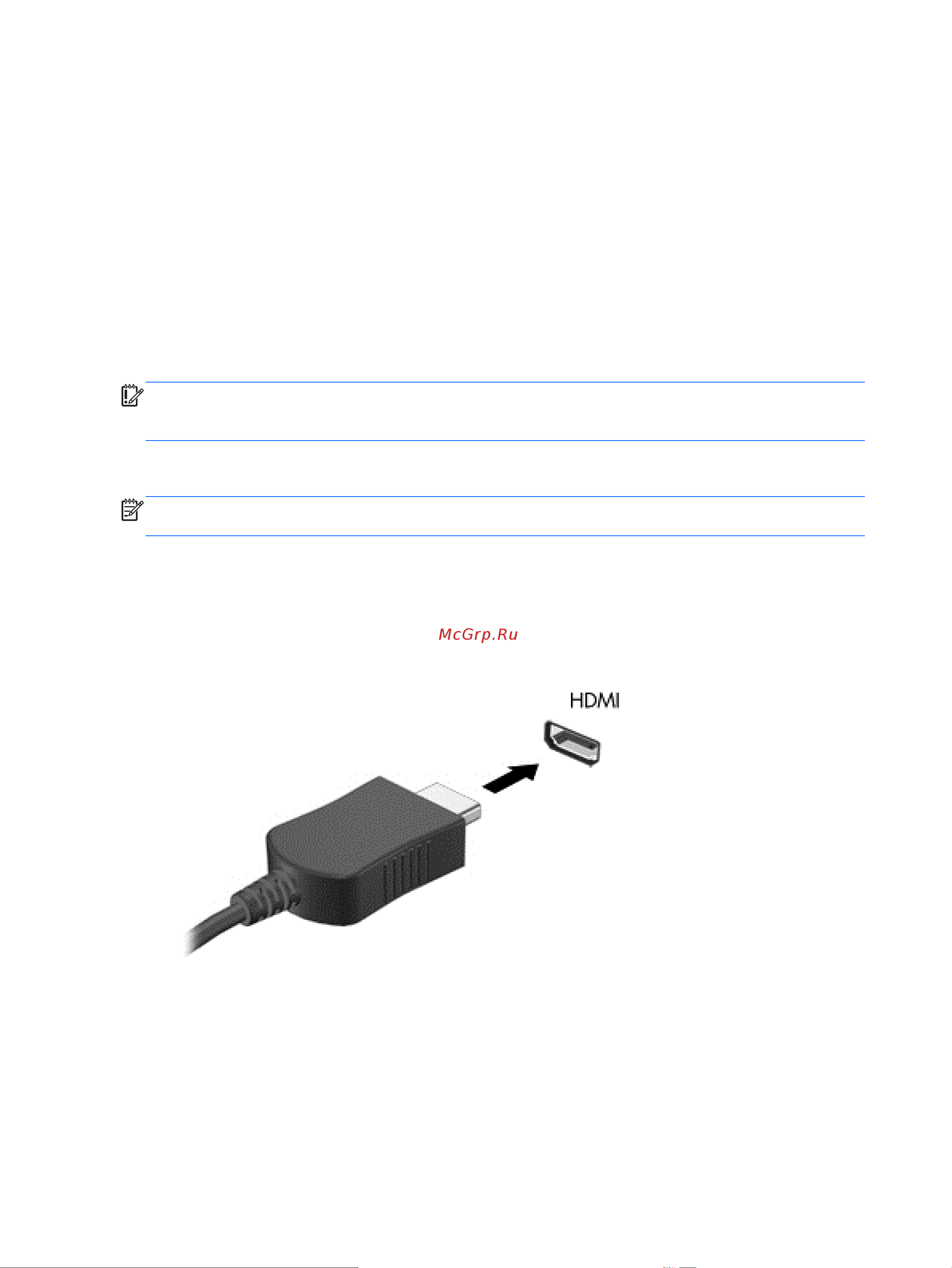 HP G7W95EA [36/84] Подключение устройства hdmi
