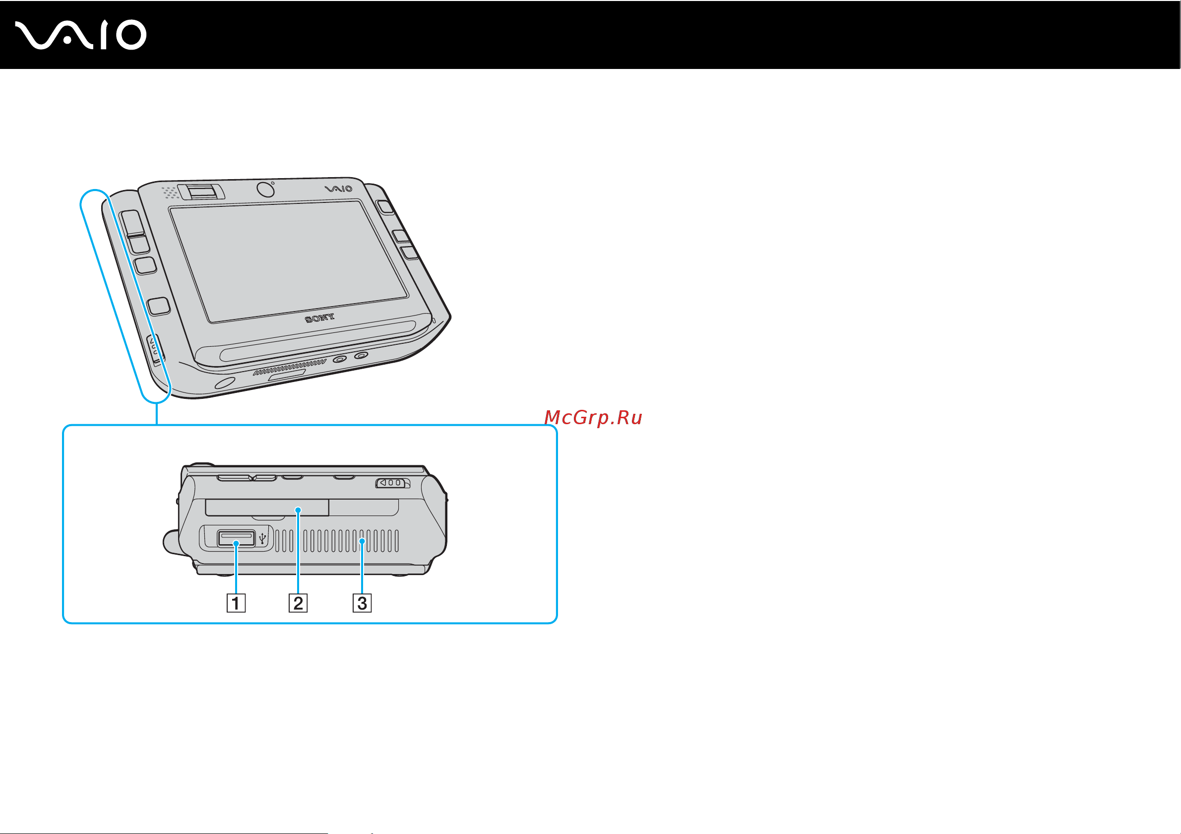 Sony VGN-UX1XN [19/195] Вид слева