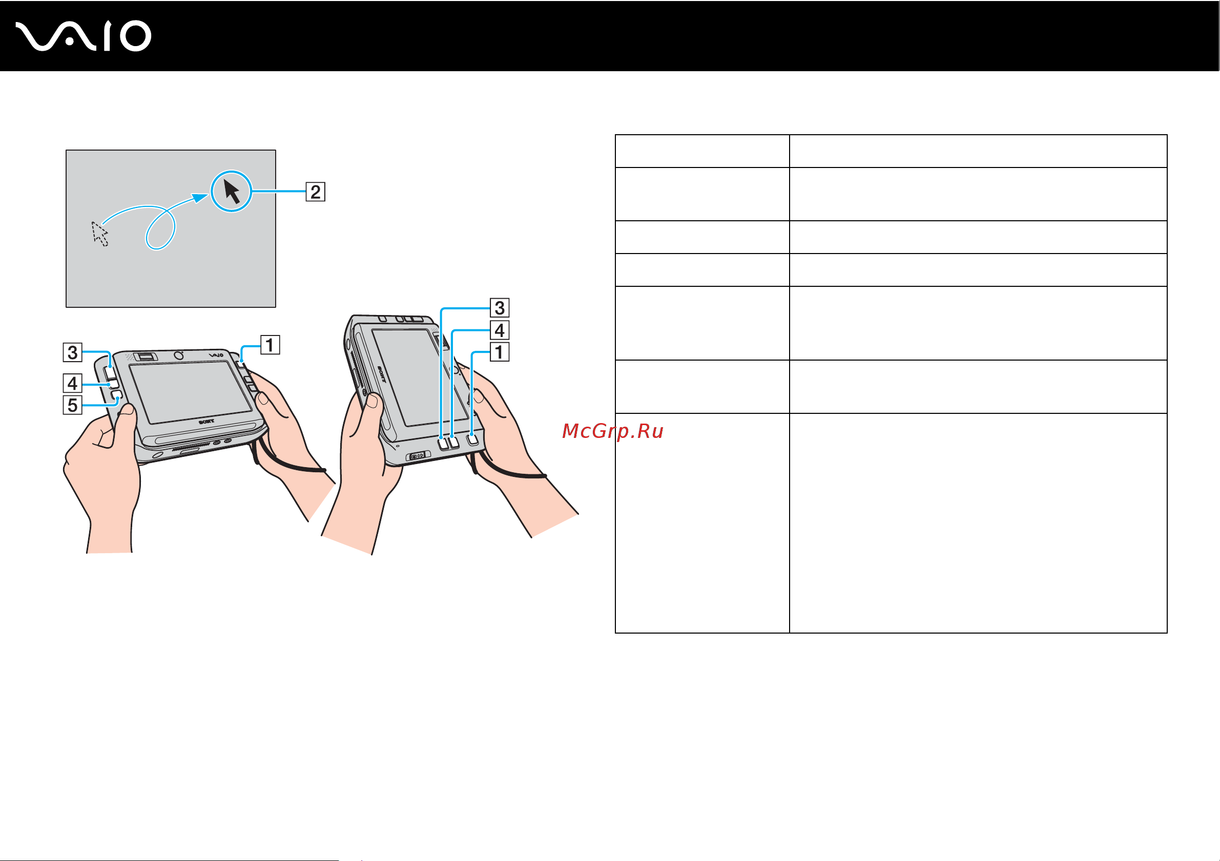 Sony VGN-UX1XN [36/195] Работа с компьютером vaio
