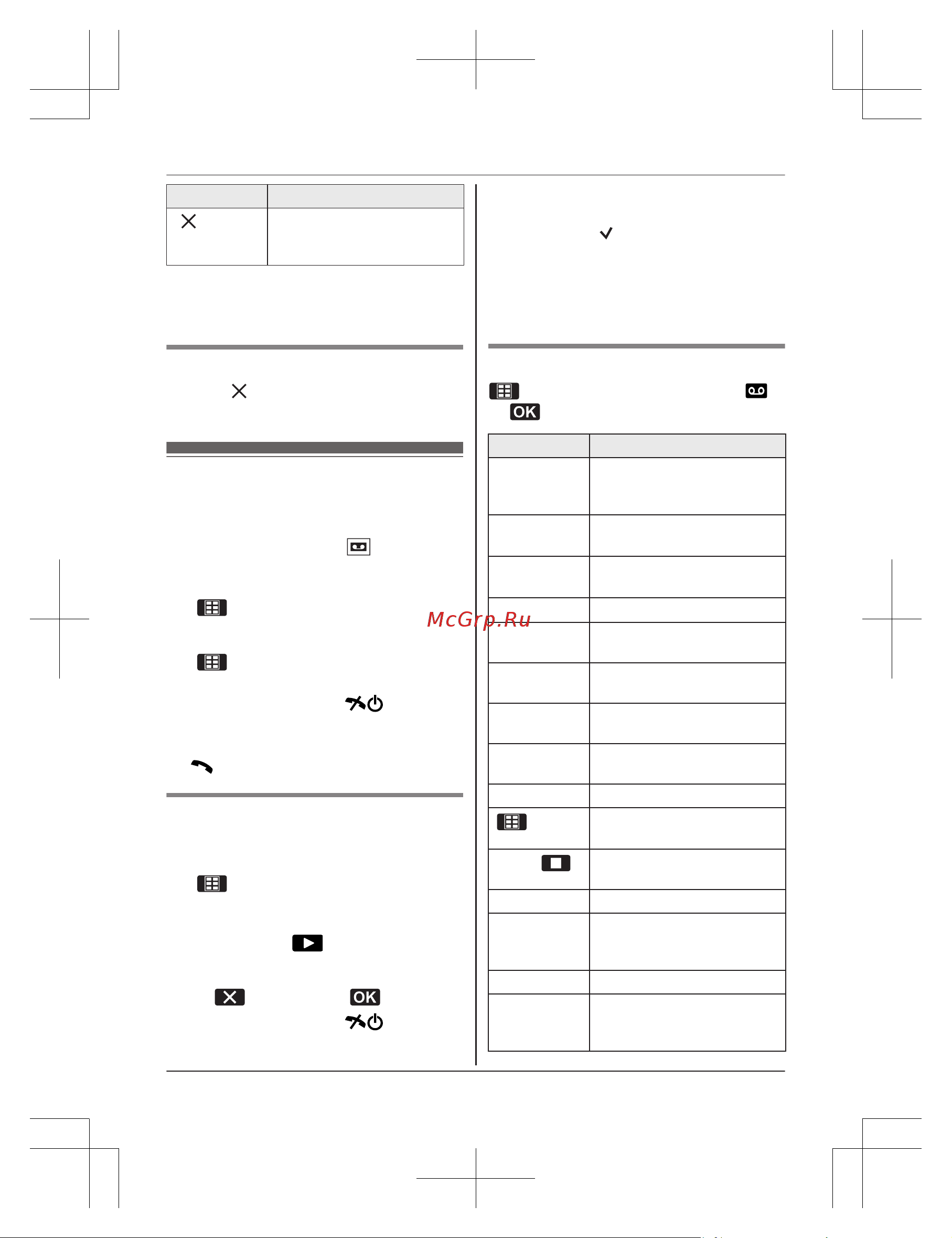 Panasonic KX-TG 8562 W [56/76] Автоответчик