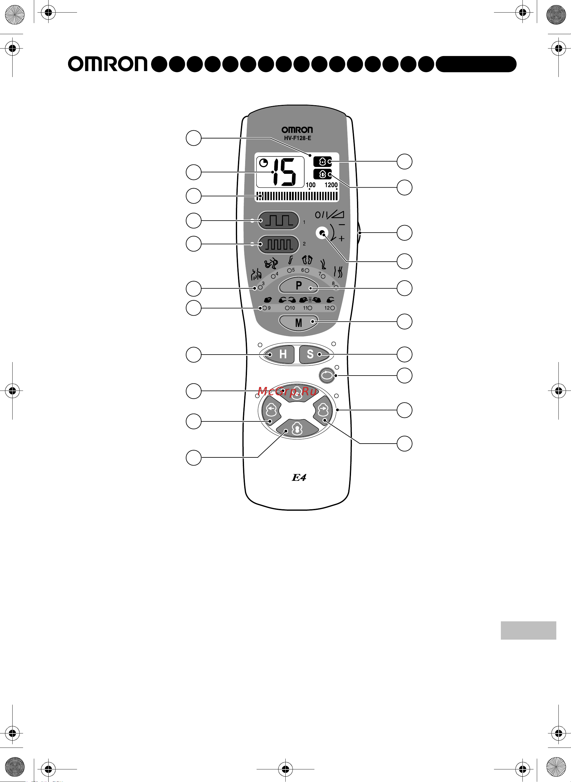 Omron E4 Professional [5/46] E4 русский