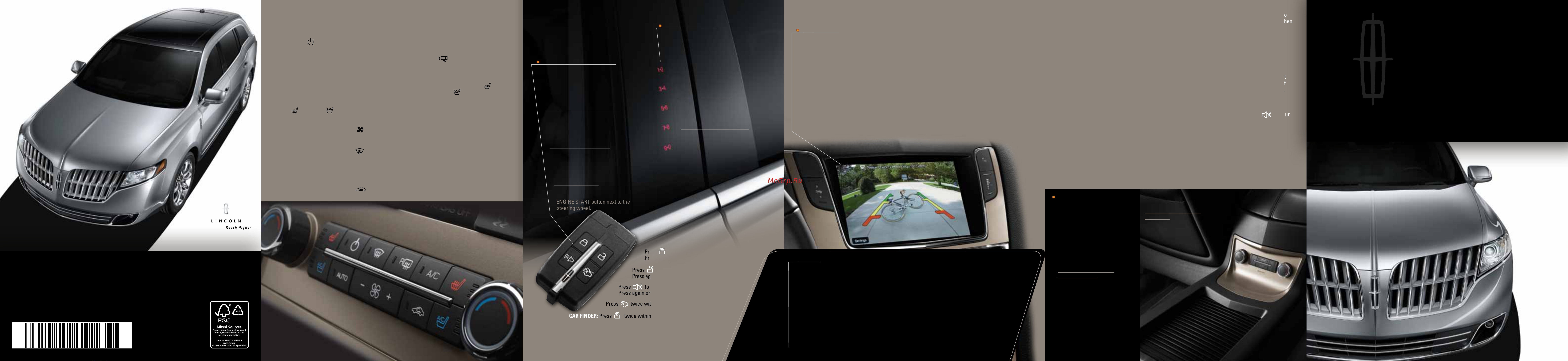 Lincoln MKT (2011) QRG [2/2] Additional features