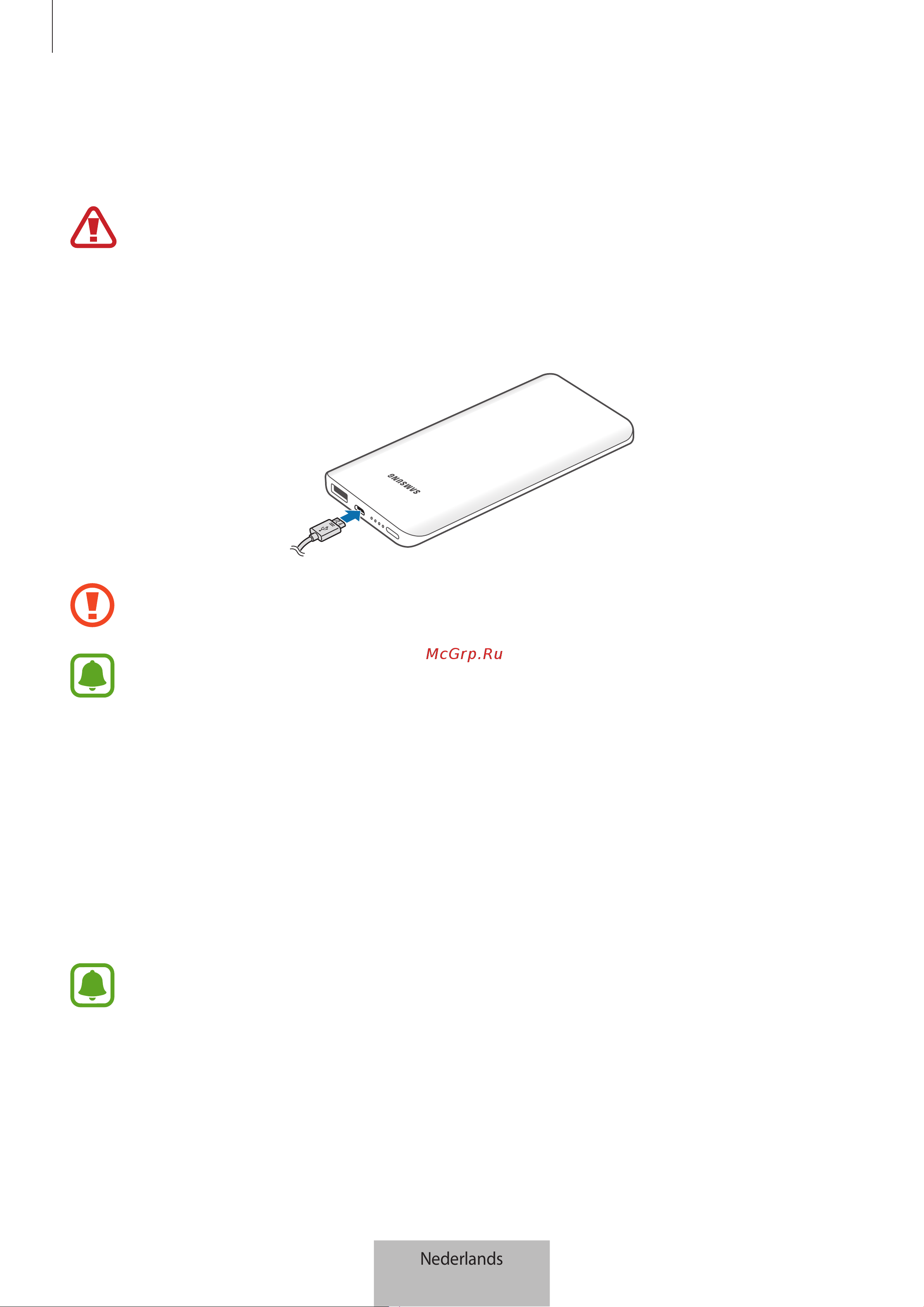 Samsung EB-PN920 [110/237] Het apparaat opladen
