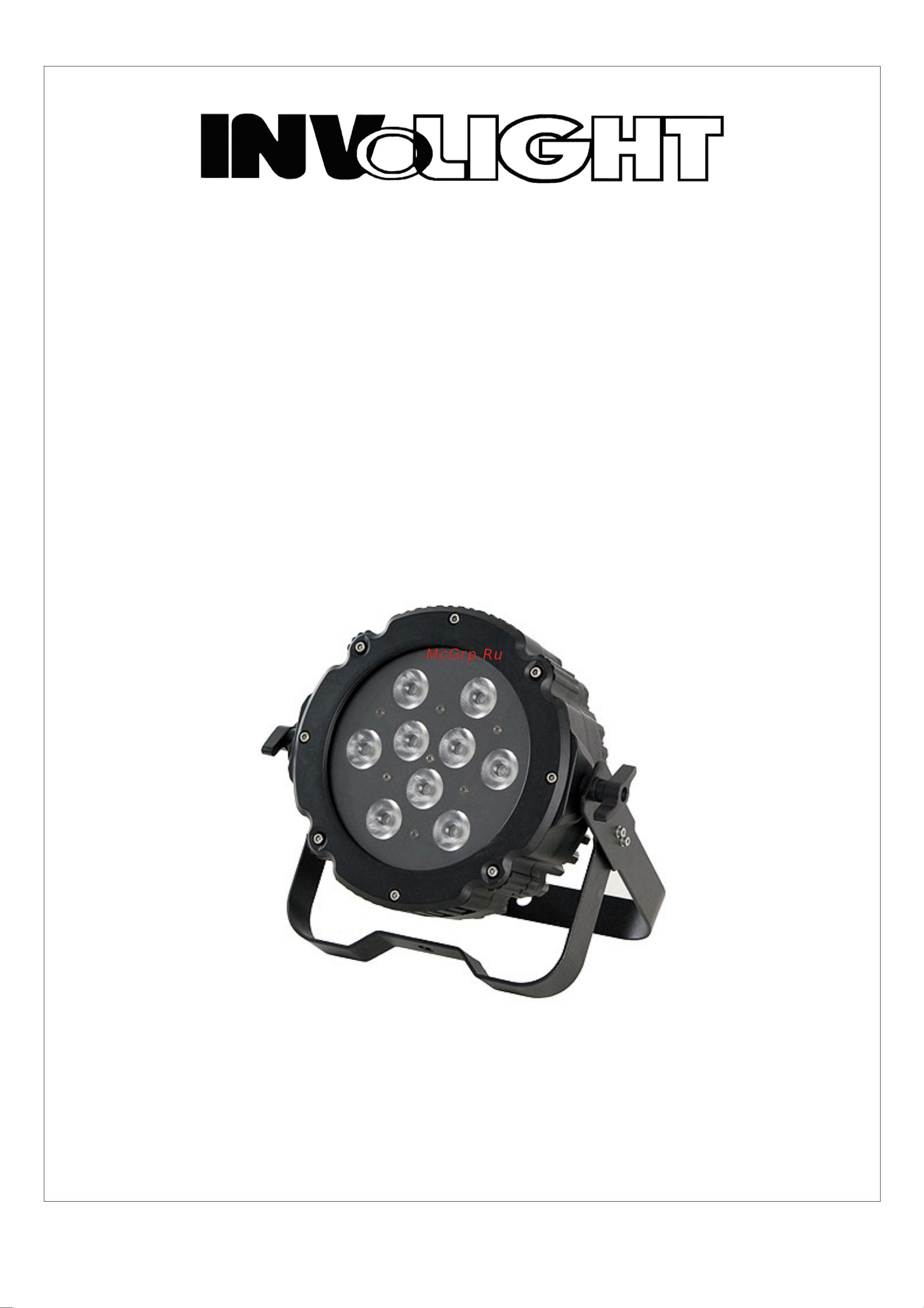 Involight LED PAR993W Руководство по эксплуатации онлайн