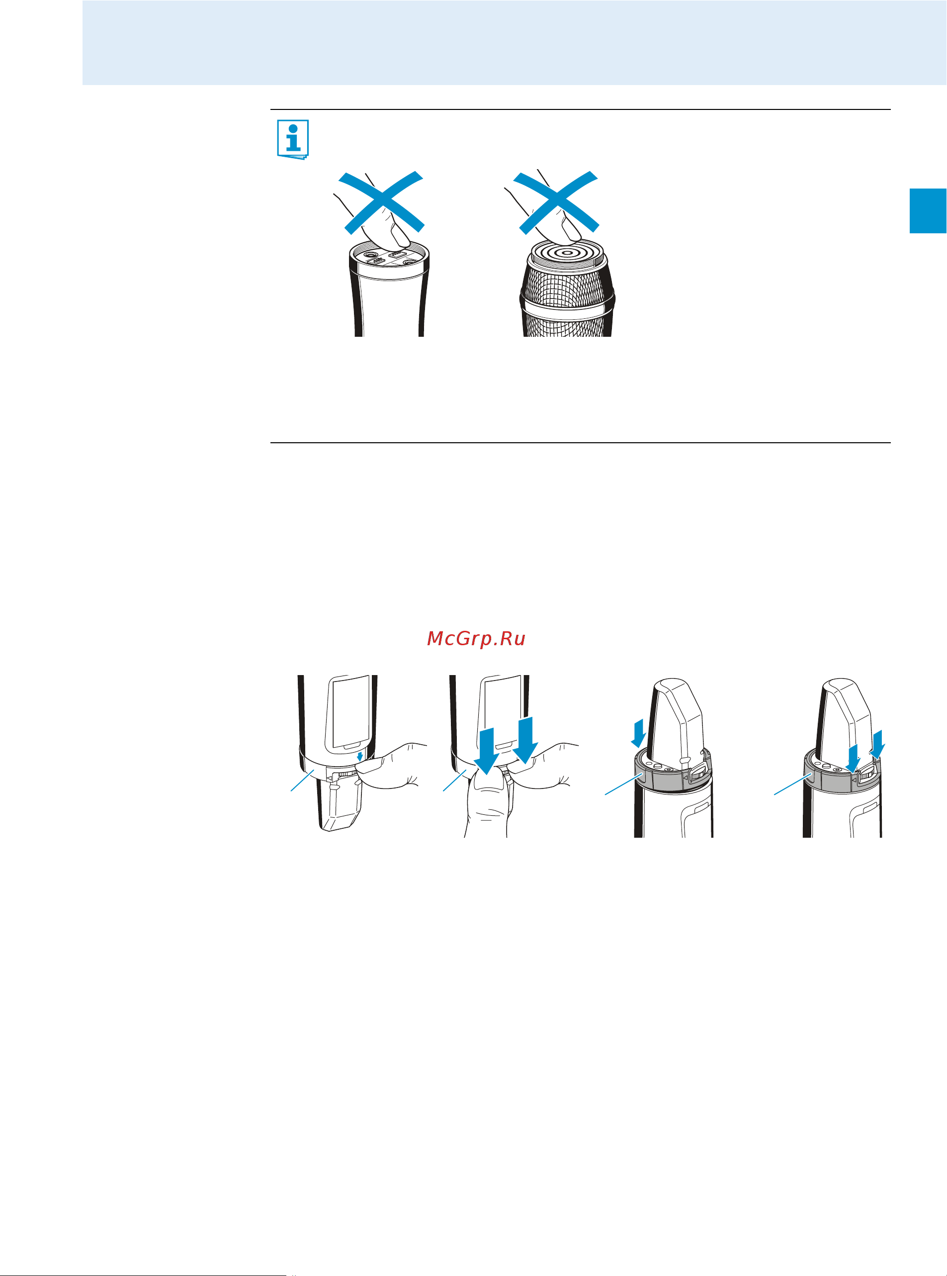 Sennheiser EM 500 G3-B-X [19/42] Using the devices
