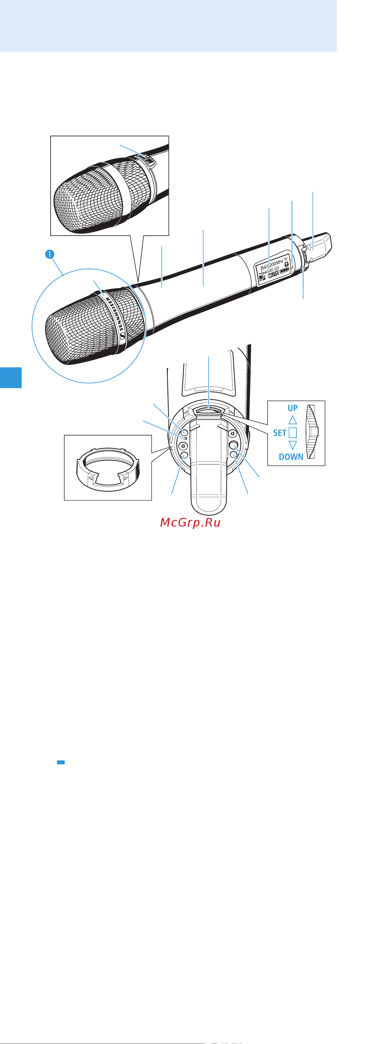 Sennheiser SKP 300 G3-B-X [8/31] Общий вид
